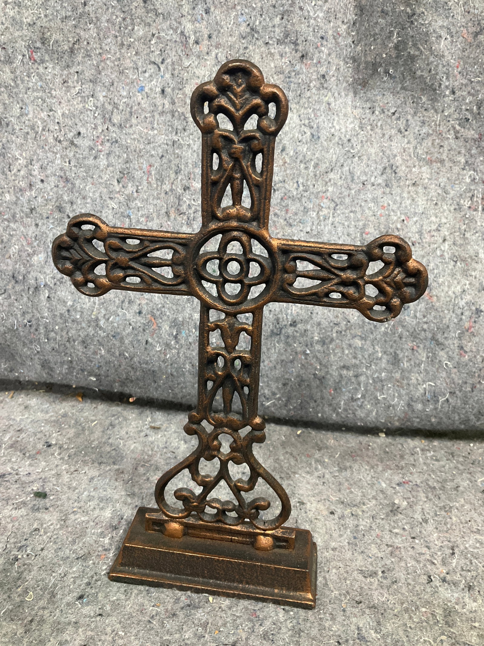Metal Cross Decor (11in Tall) (1 of 1)