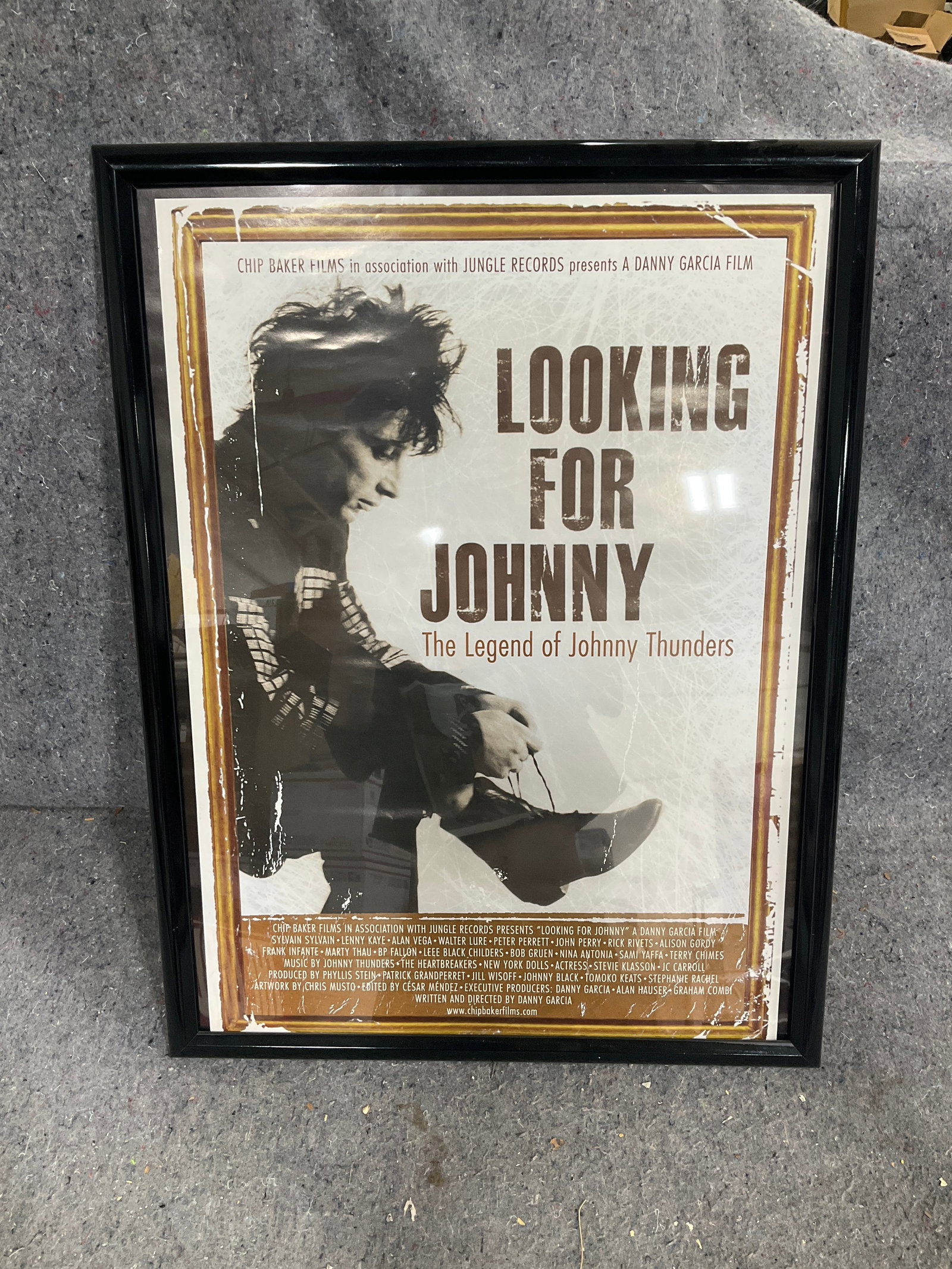 Framed Looking for Johnny vintage print(19inx25in) (1 of 1)