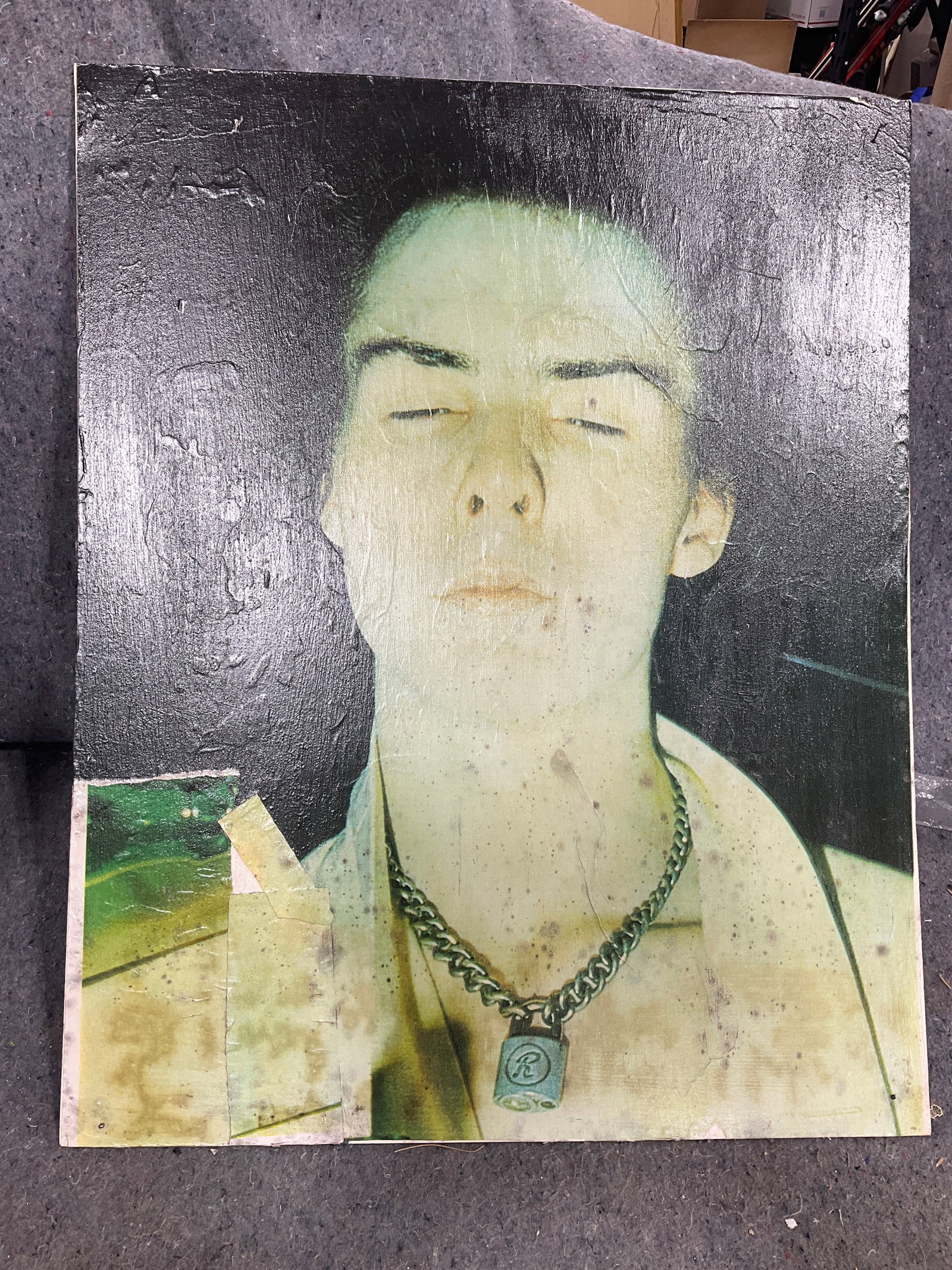 1979 Sid Vicious print on board(24inx30in) (1 of 1)