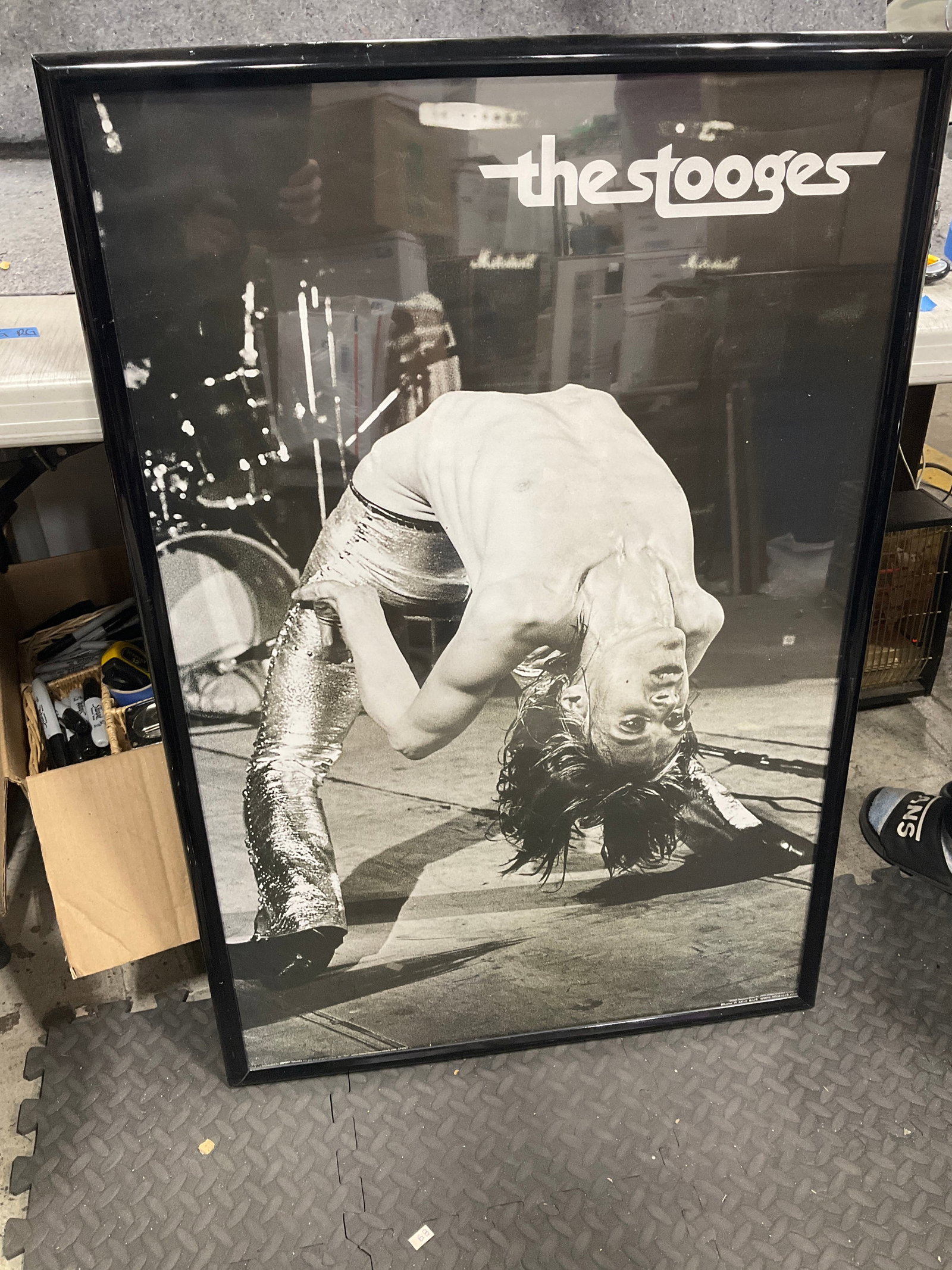 The Stooges vintage black and white framed print(25inx37in) (1 of 1)