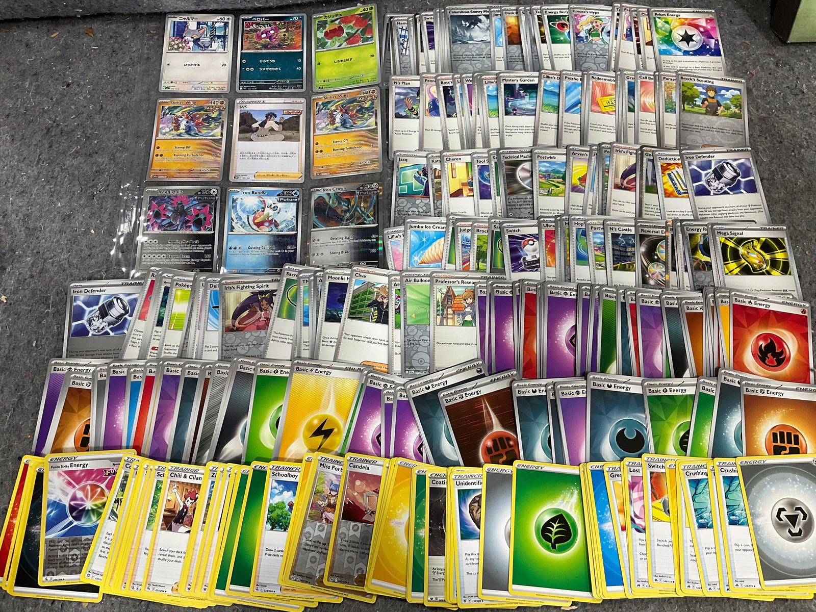 Various Pokemon cards-trainer/energy and more: Various Pokemon cards-trainer/energy and more