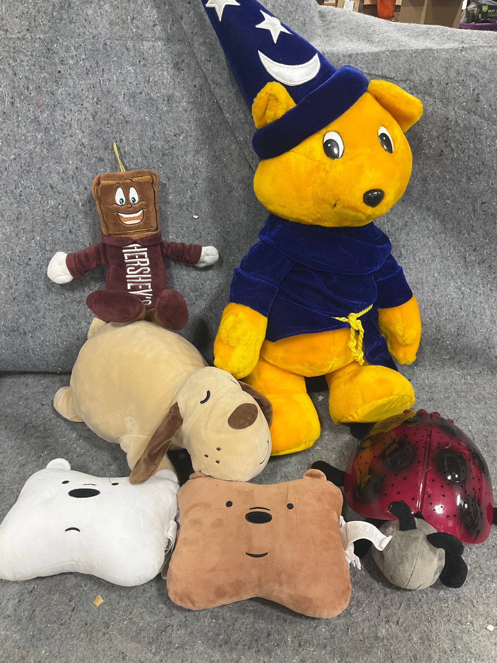 Peek a Boo Toys large wizard plush and other dolls (1 of 1)