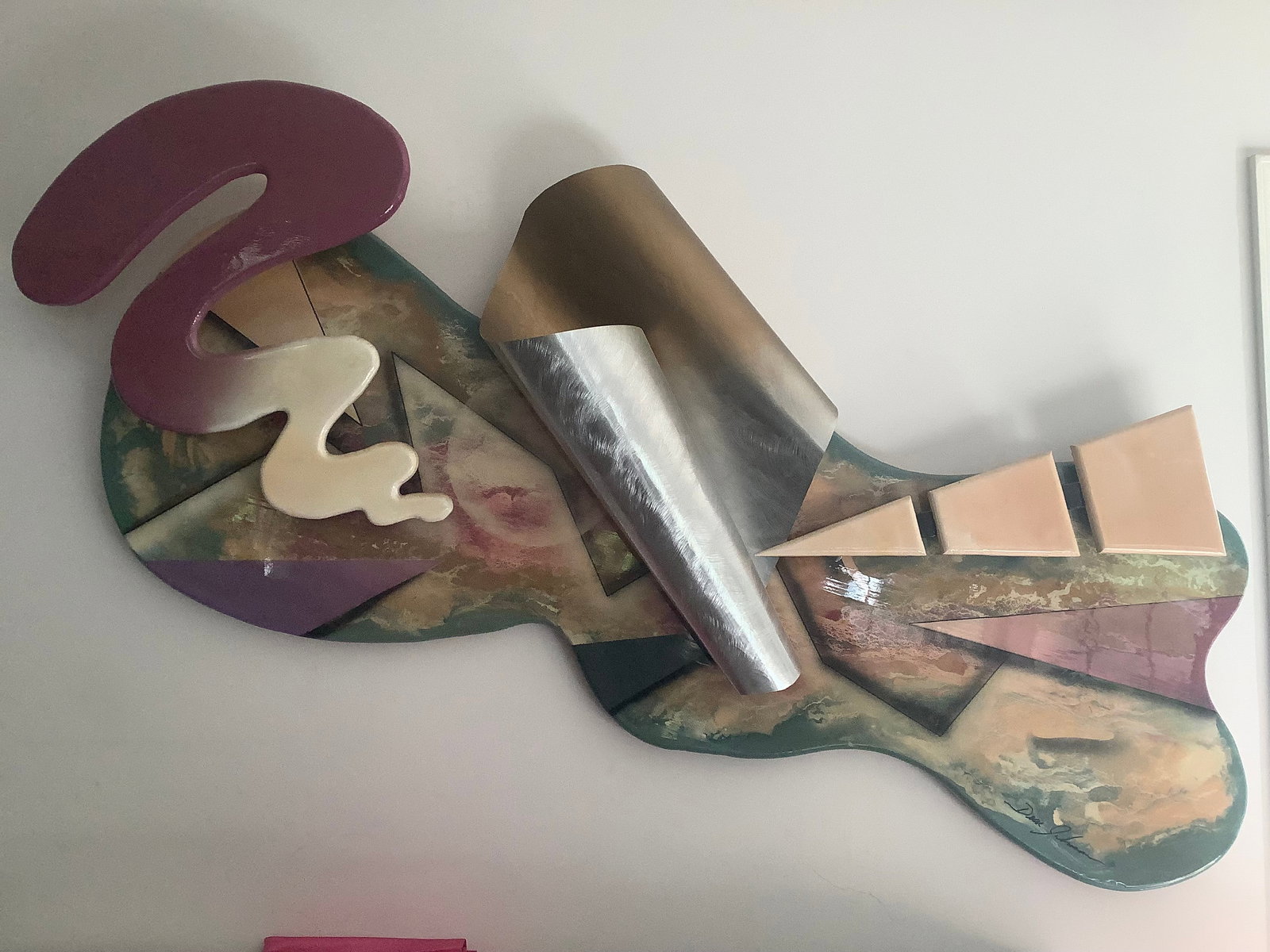 Signed wall art piece(70in long) (1 of 1)