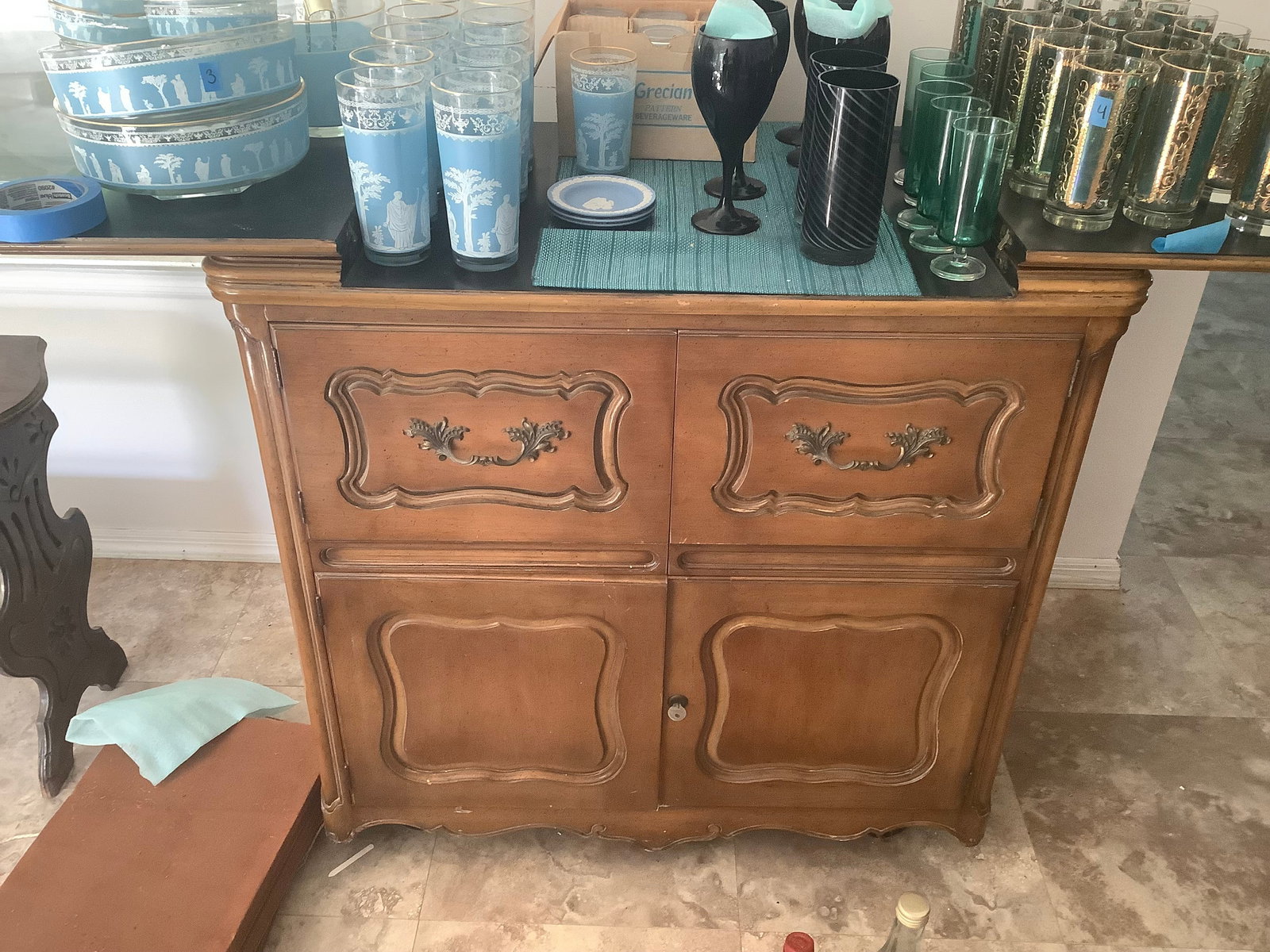 Vintage buffet cabinet(24inx48inx20in) (1 of 1)