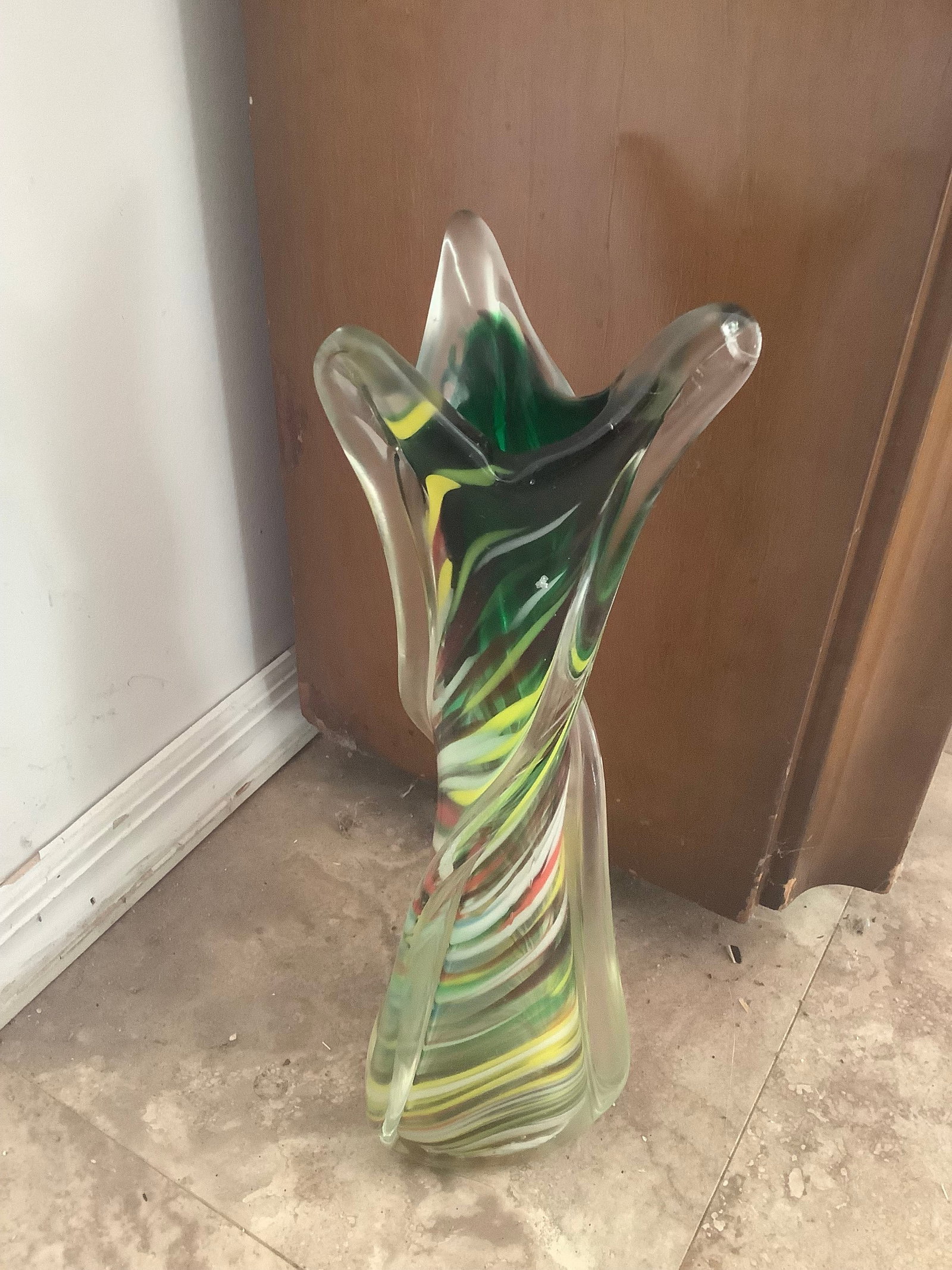 Murano glass vase(13in tall) (1 of 1)