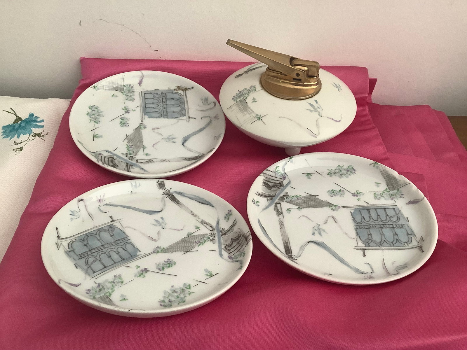 Rosenthal lighter and dishes (1 of 1)