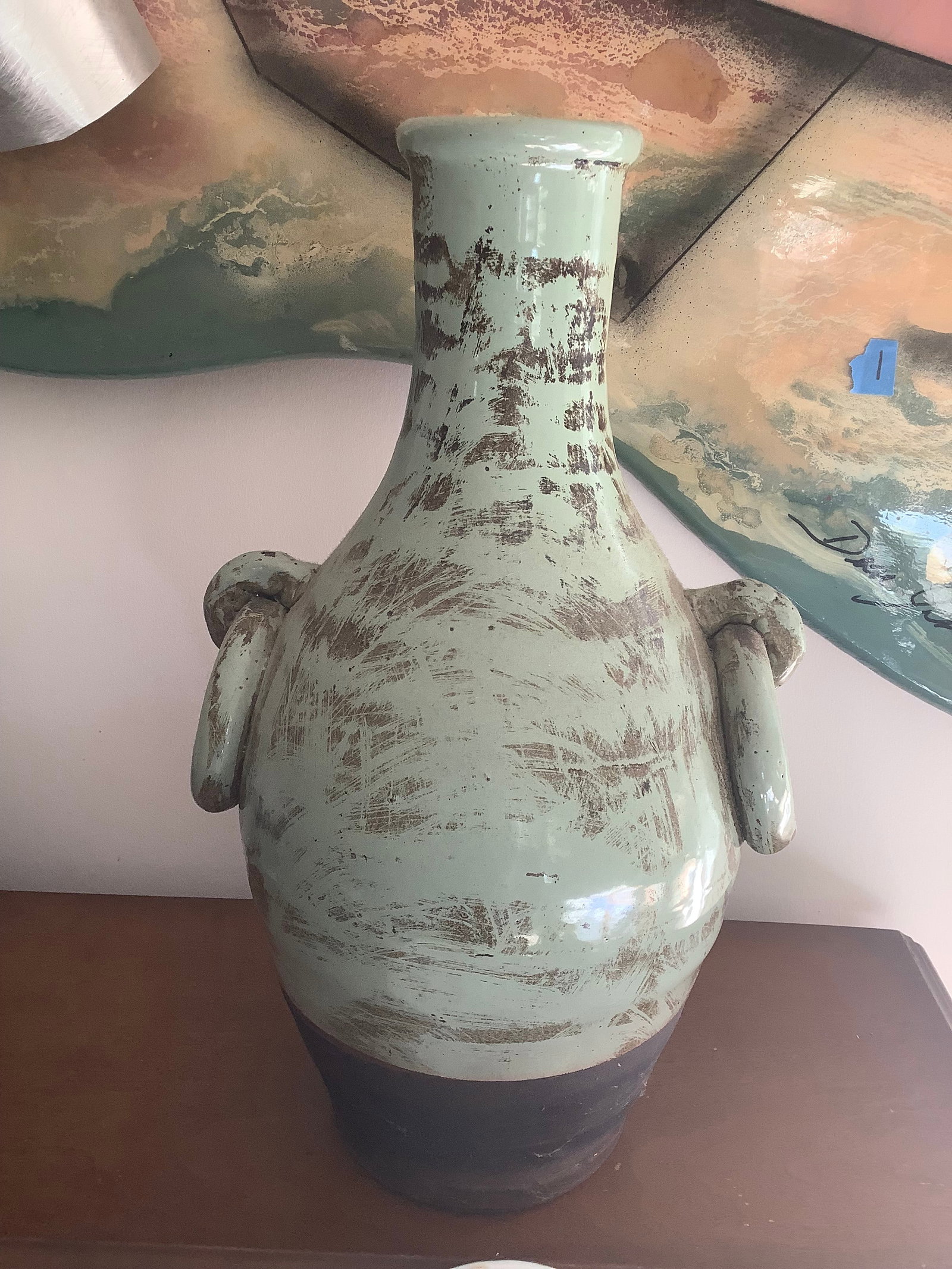 Ceramic vase(15in tall) (1 of 1)
