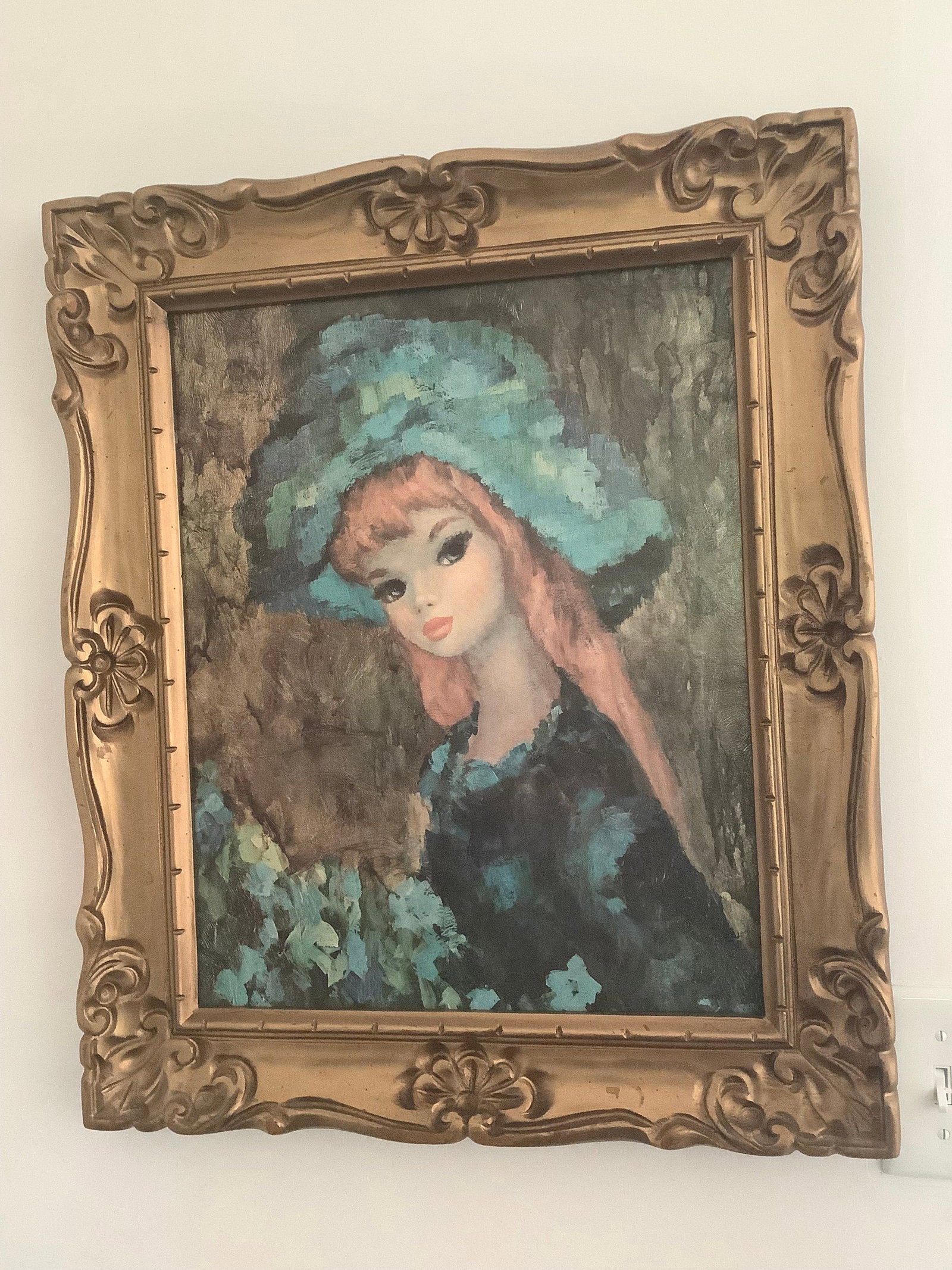 Vintage framed portrsit artwork(21inx24.5in) (1 of 1)
