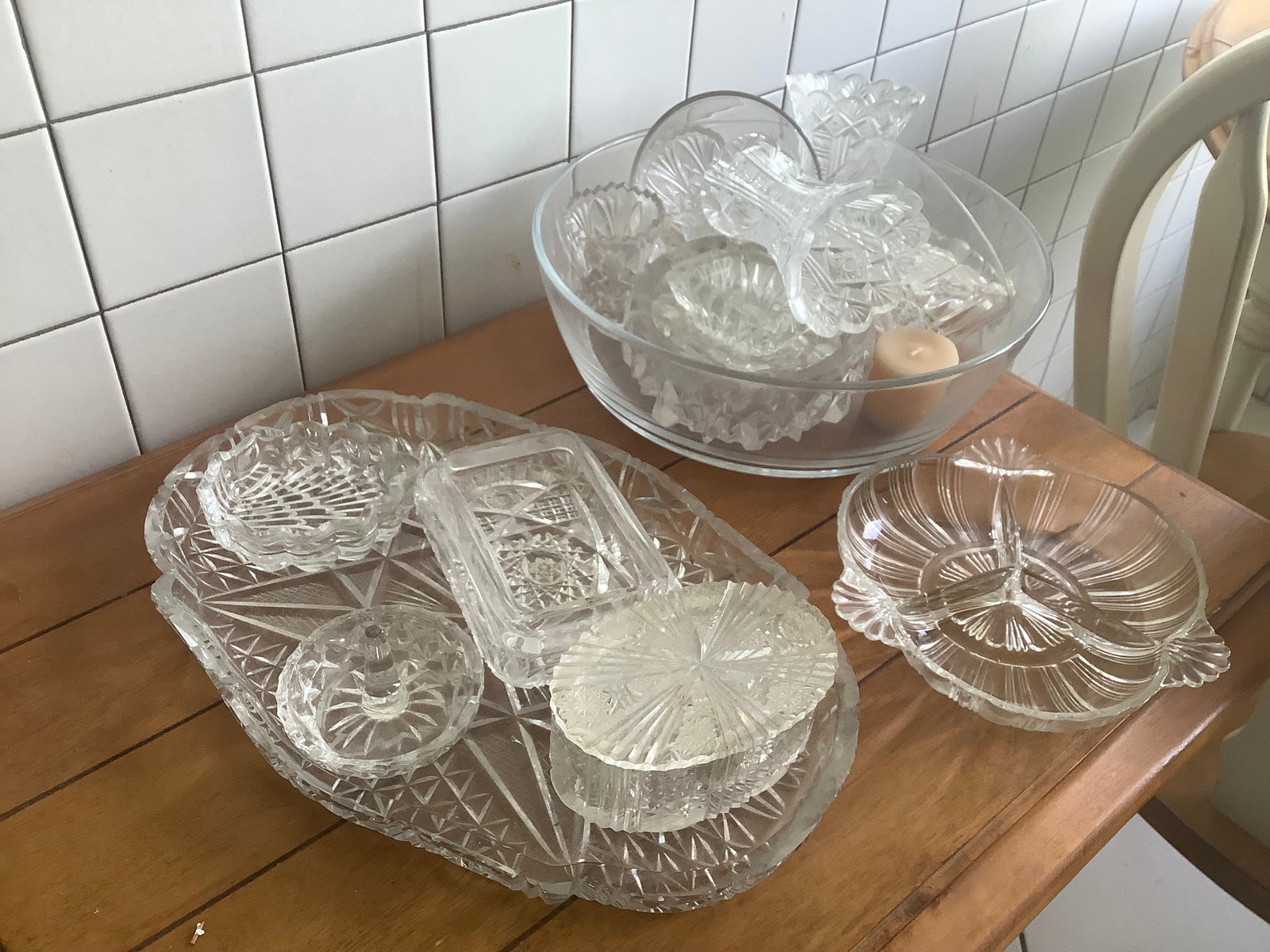 Lot of cut glass (1 of 1)