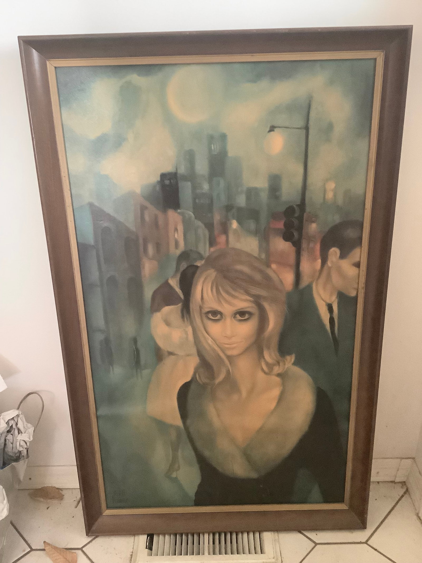 Vintage framed artwork(22.5inx37in) (1 of 1)