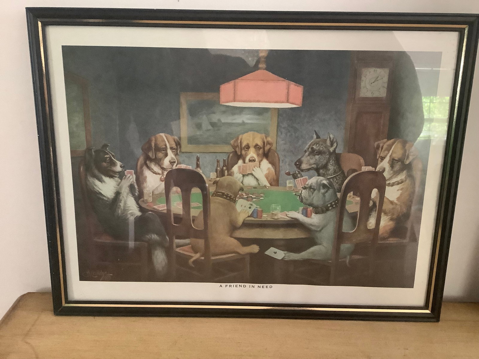 A Friend in Need framed art print(12inx16in) (1 of 1)