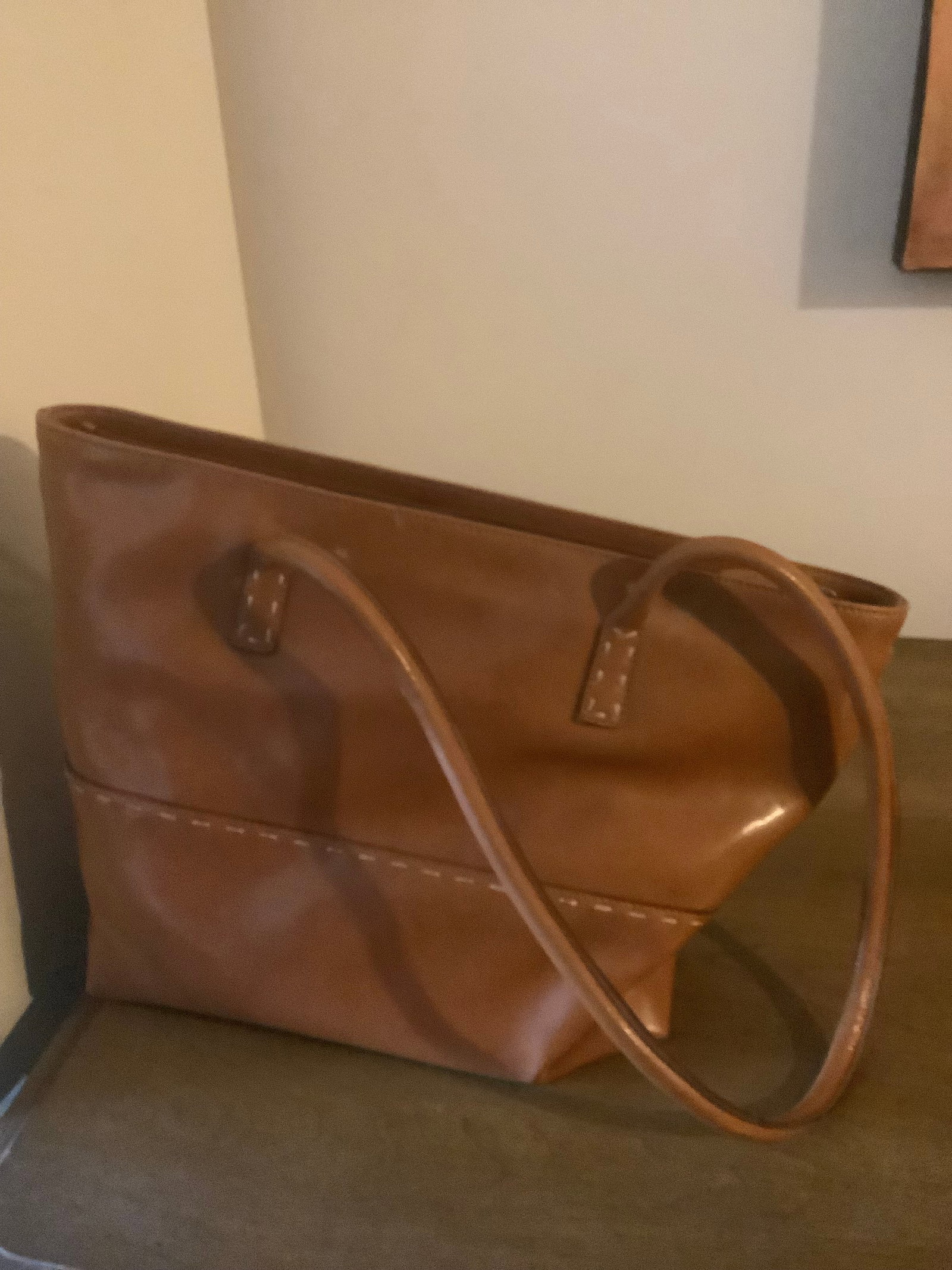 1980s italian leather purse: 1980s italian leather purse