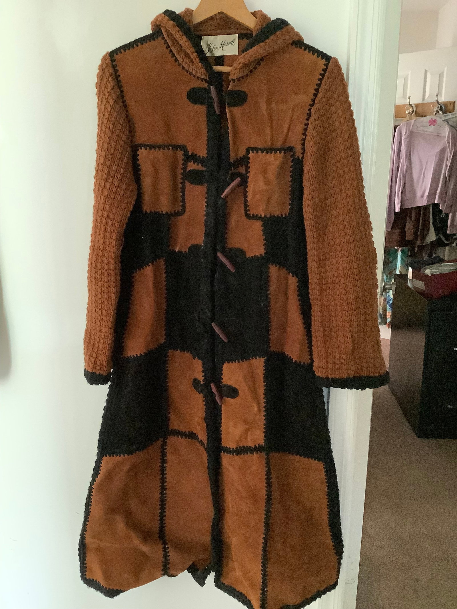 Vintage Helen Morrell suede: Vintage Helen Morrell suede