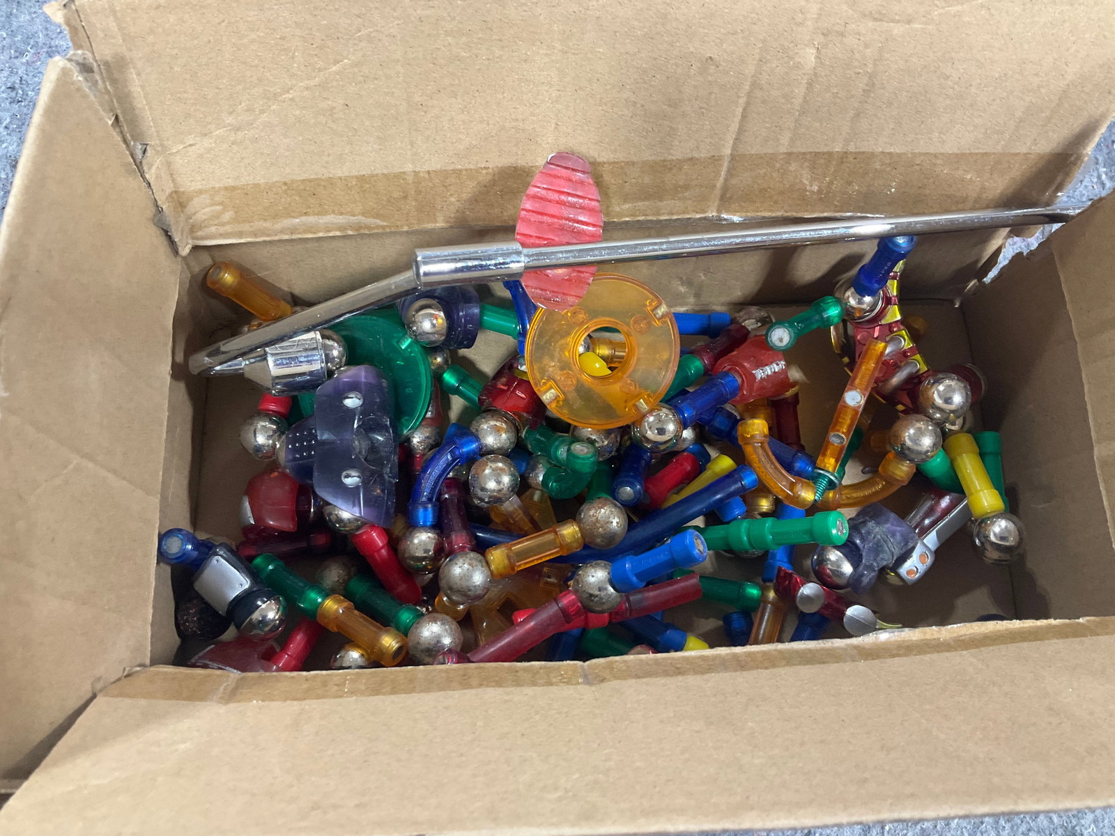 Vintage lot of Magnetix building pieces: Vintage lot of Magnetix building pieces