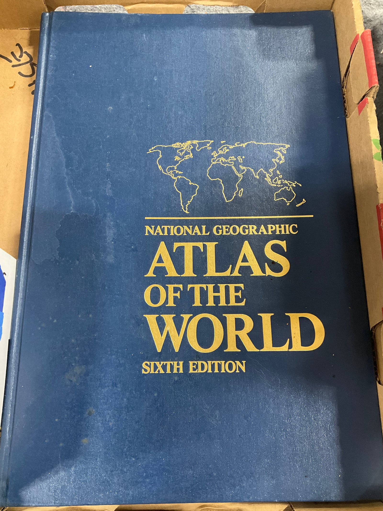 Vintage 1990 national geographic atlas of the world: Vintage 1990 national geographic atlas of the world