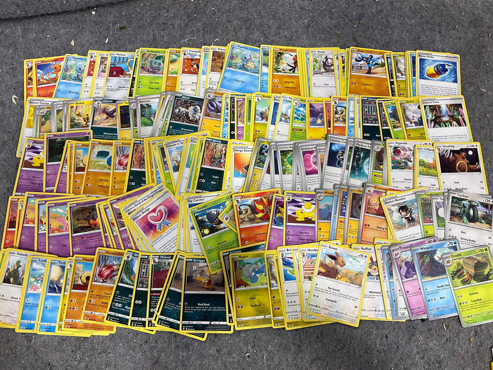 Various Pokemon cards: Various Pokemon cards