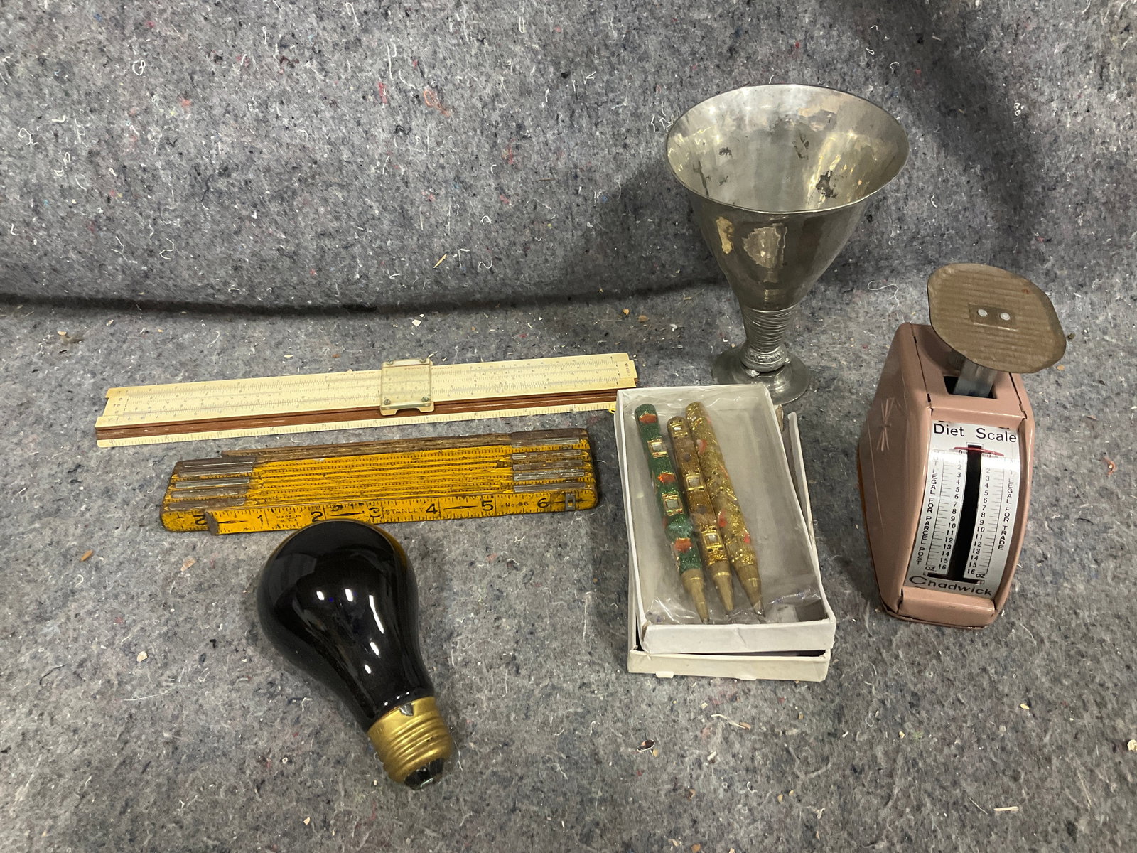 Vintage Chadwick diet scale, silver plated goblet, and more (1 of 1)