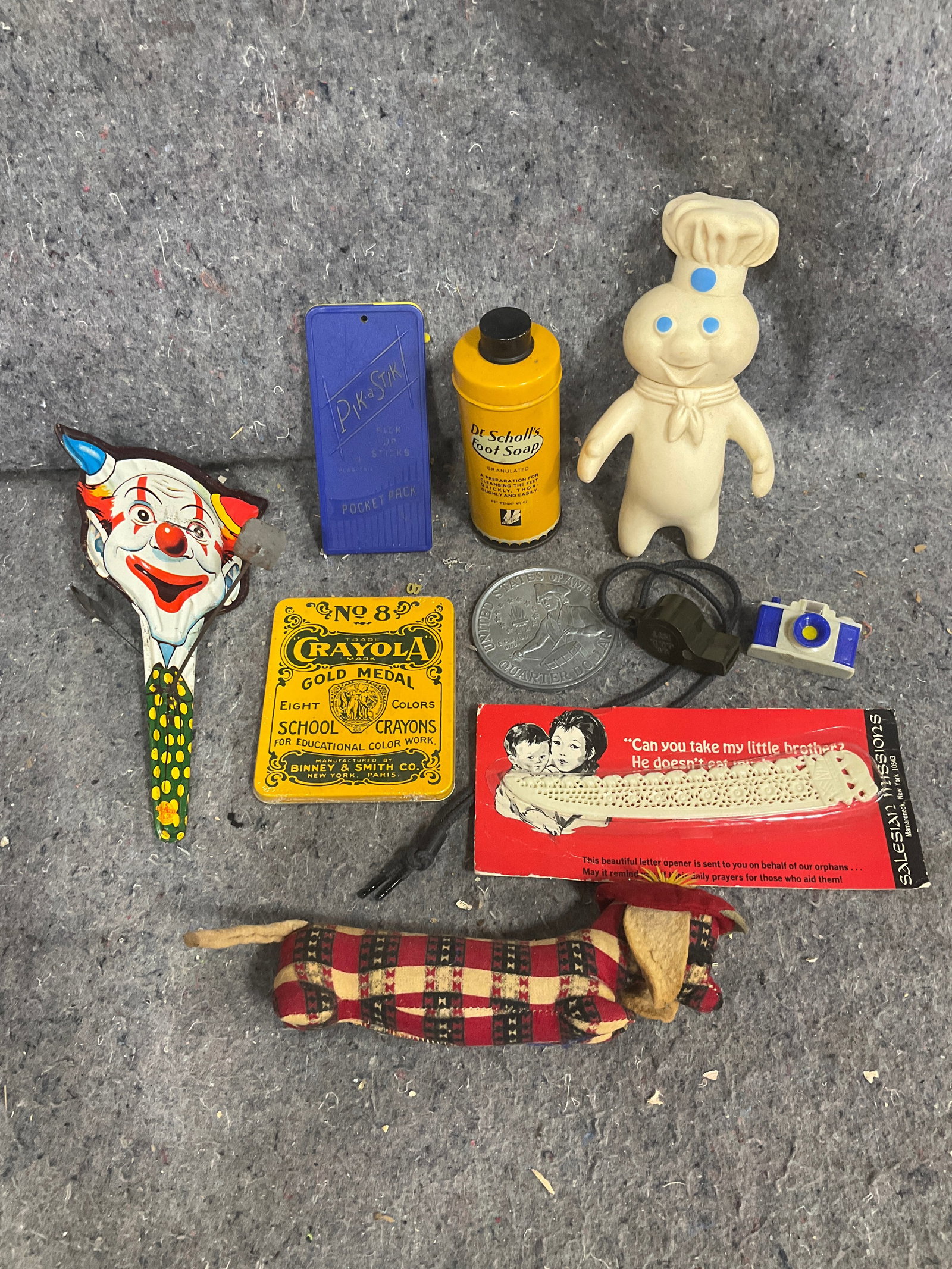 Vintage noisemaker toy, Pillsbury toy, and more (1 of 1)