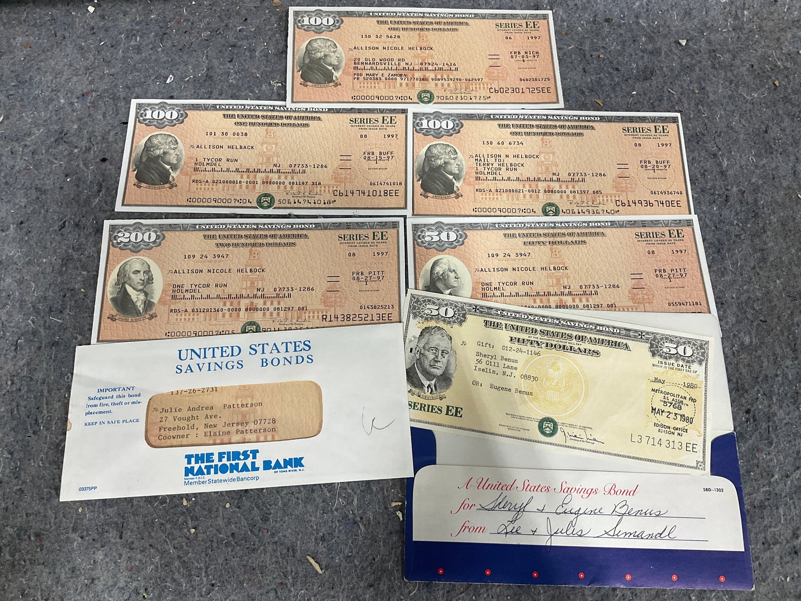 Vintage United States Savings bonds: Vintage United States Savings bonds