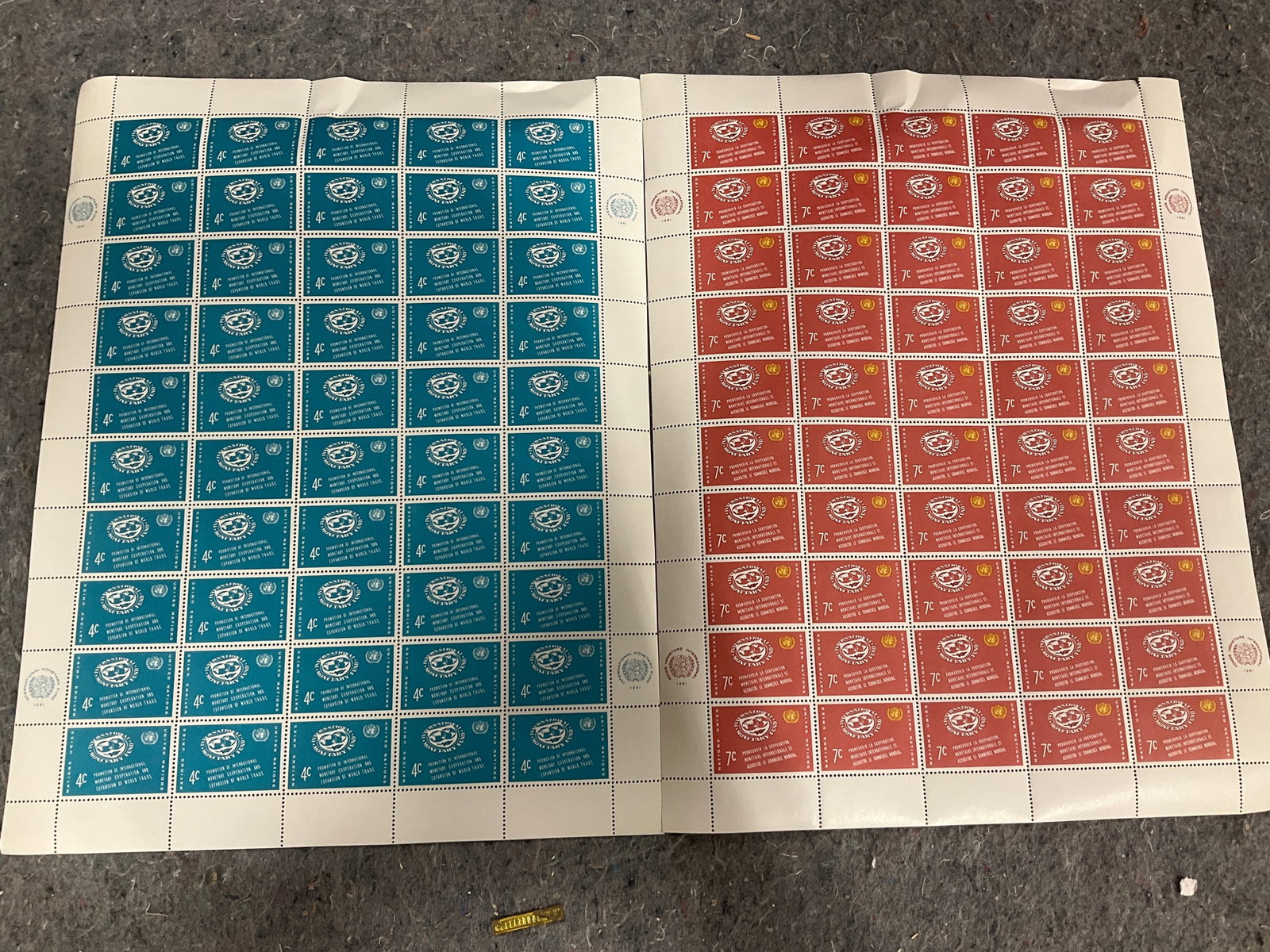 1981 stamp sheets (1 of 1)