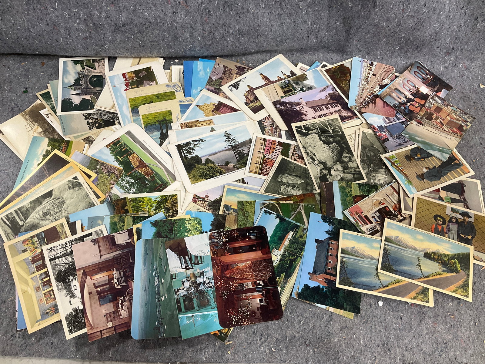 Various postcards: Various postcards