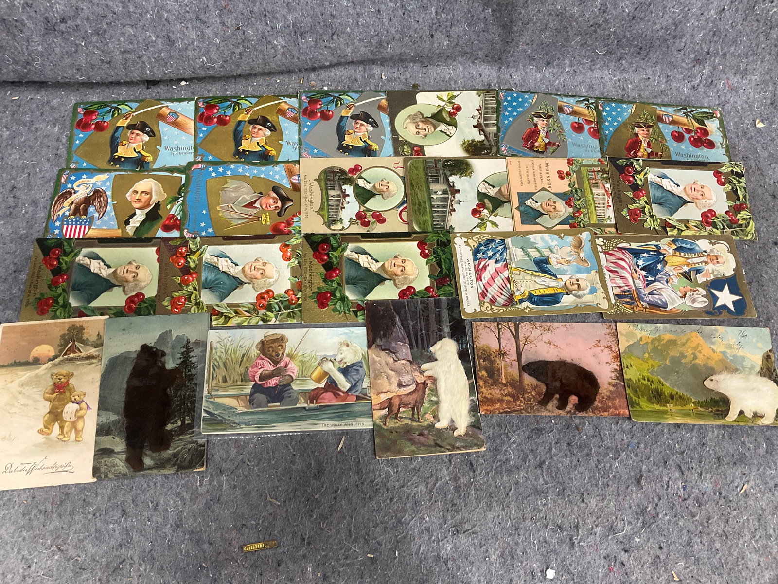 Bear and patriotic postcards (1 of 1)