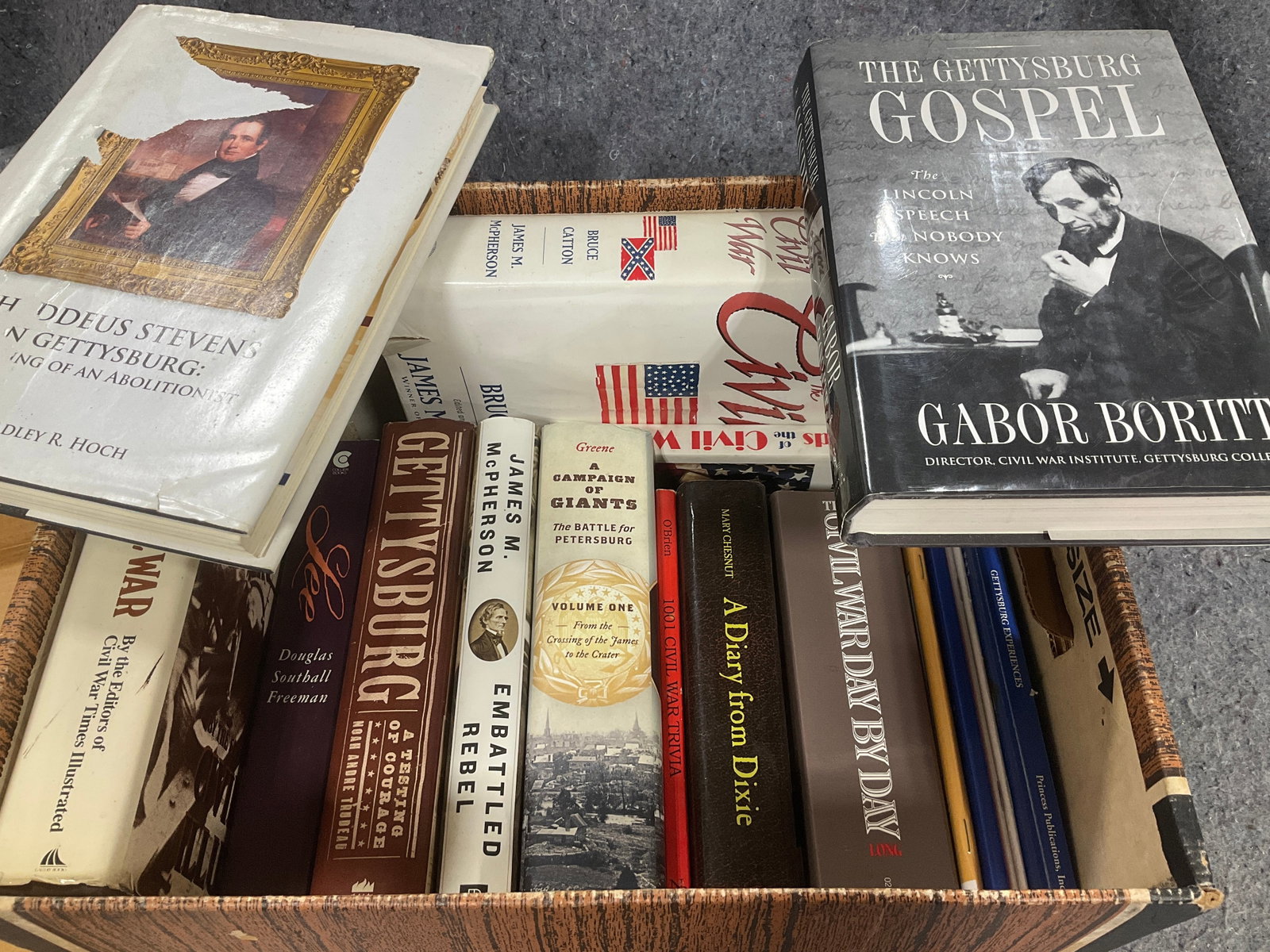 Vintage war books(The Gettysburg Gospel, A Diary from Dixie, and more) (1 of 1)