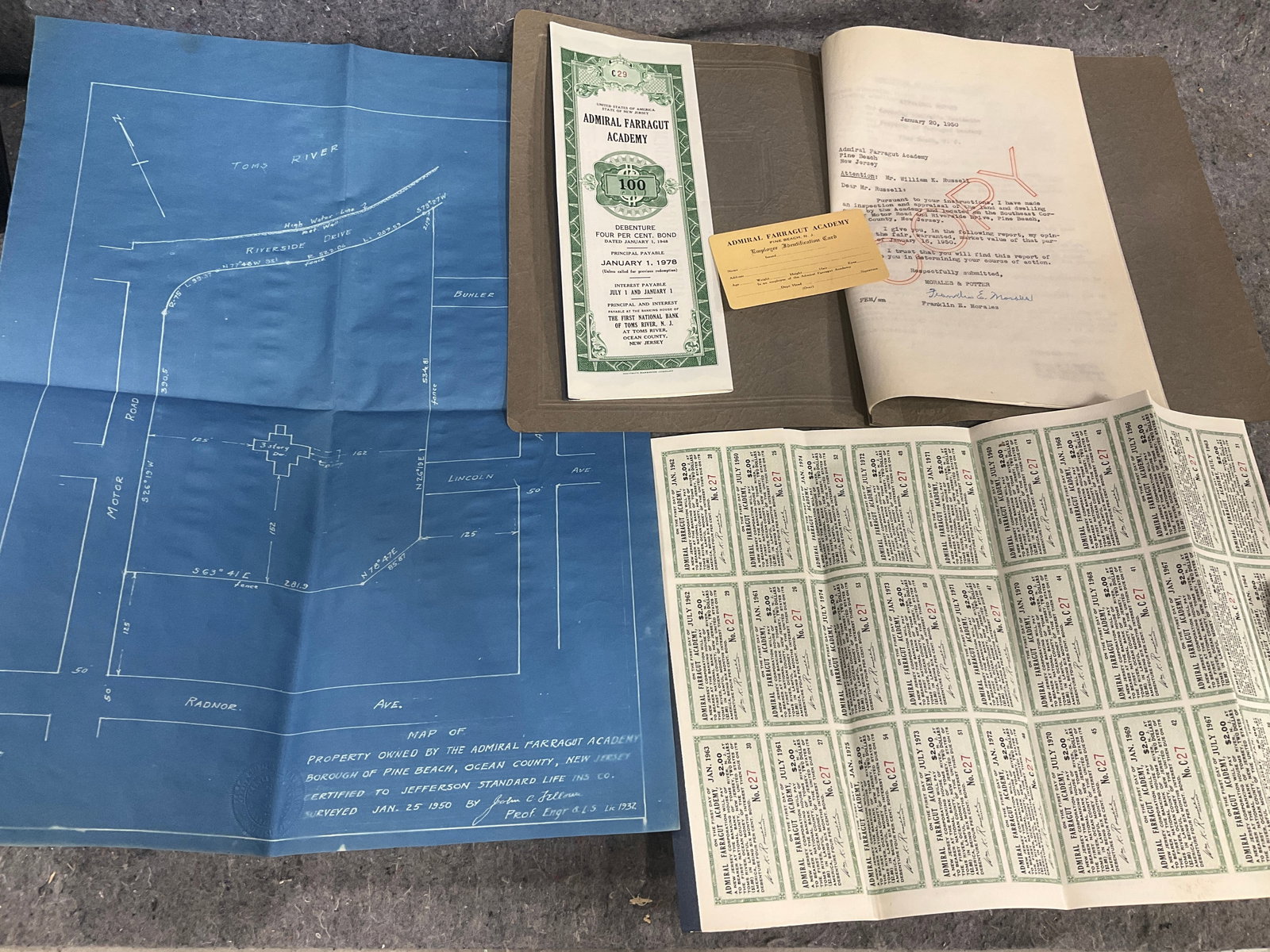 Vintage ephemera (Admiral Farragut Academy) (1 of 1)