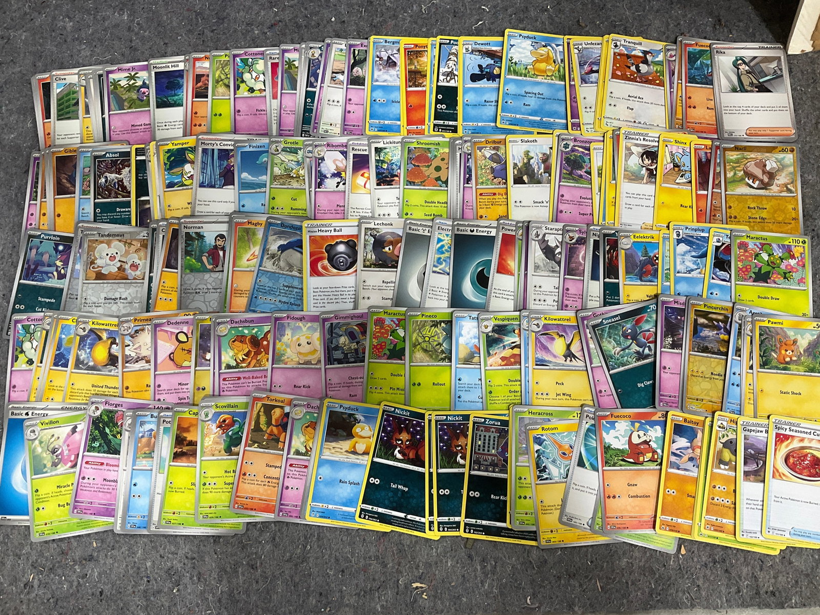 Various Pokemon cards: Various Pokemon cards