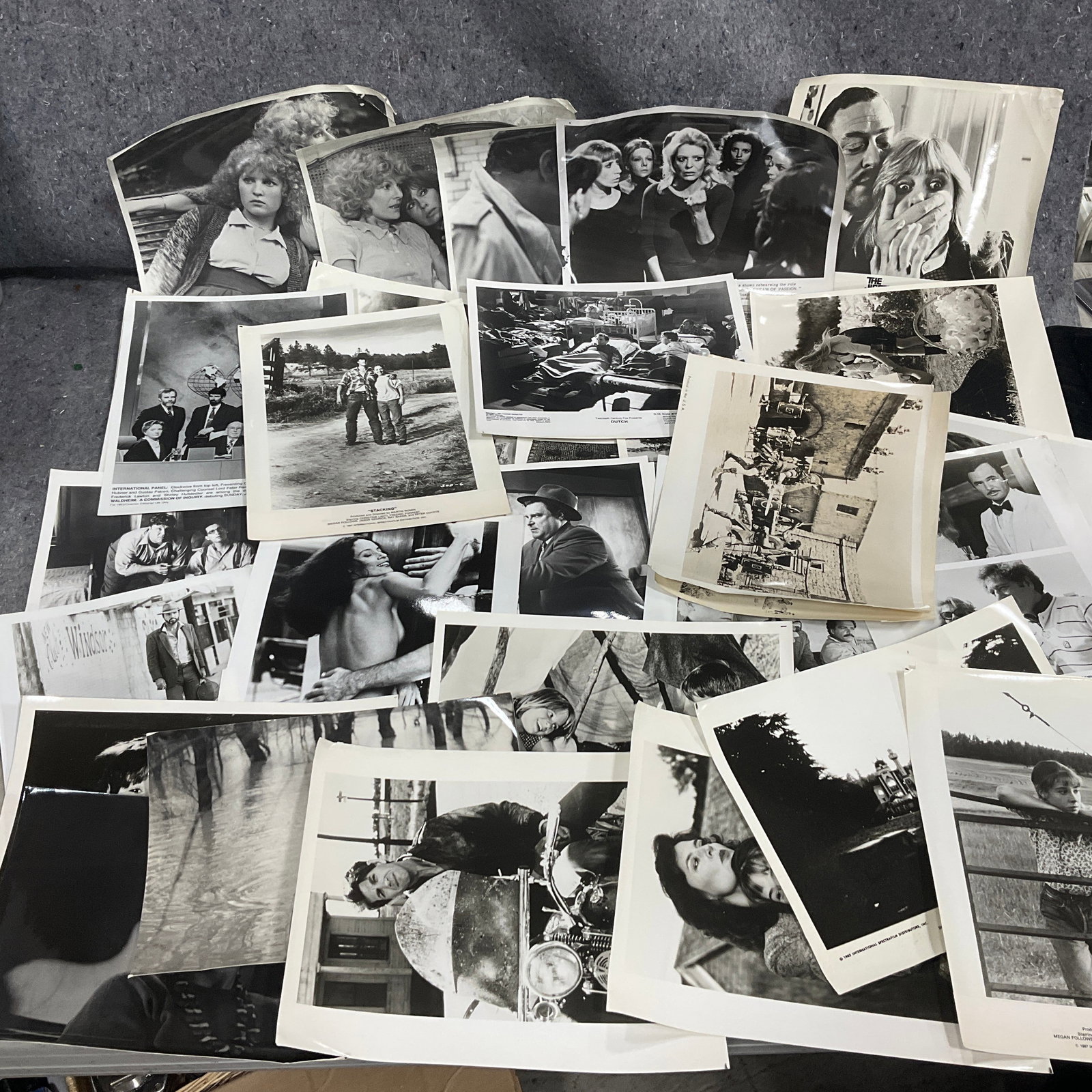 Vintage black and white film prints: Vintage black and white film prints