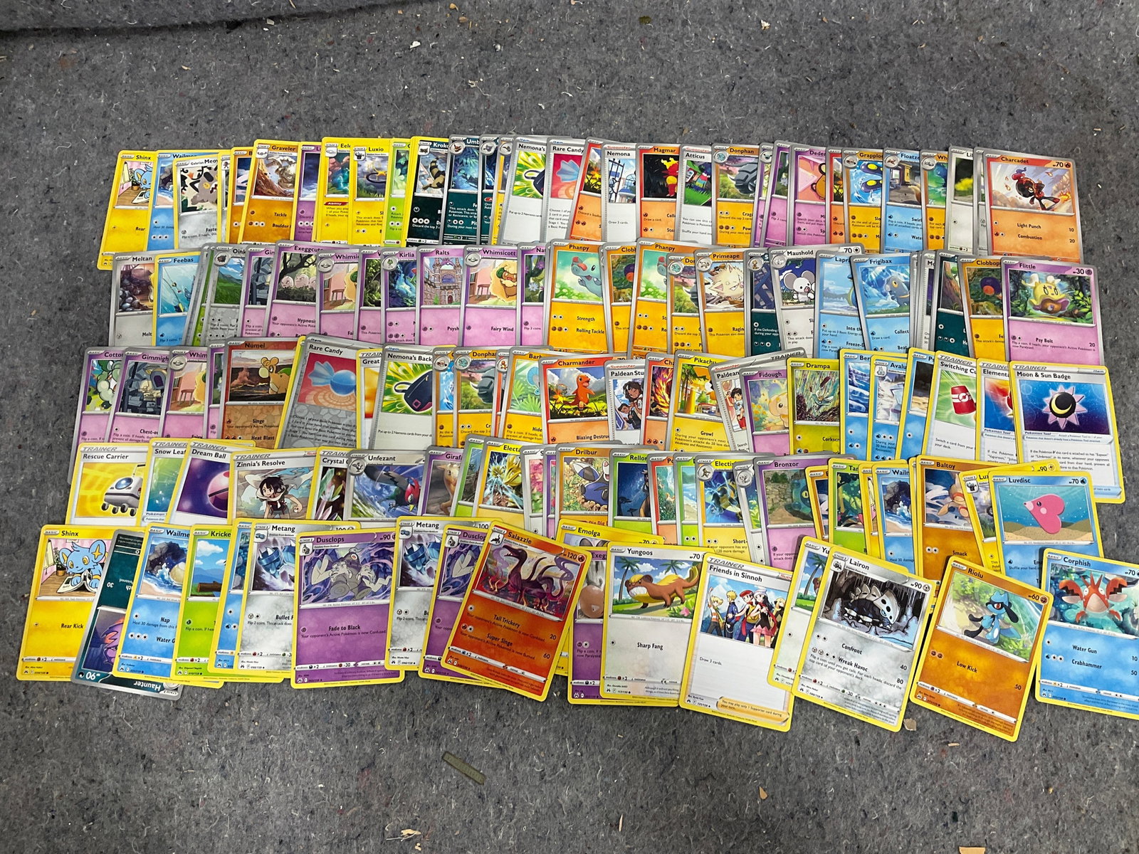 Various Pokemon cards: Various Pokemon cards