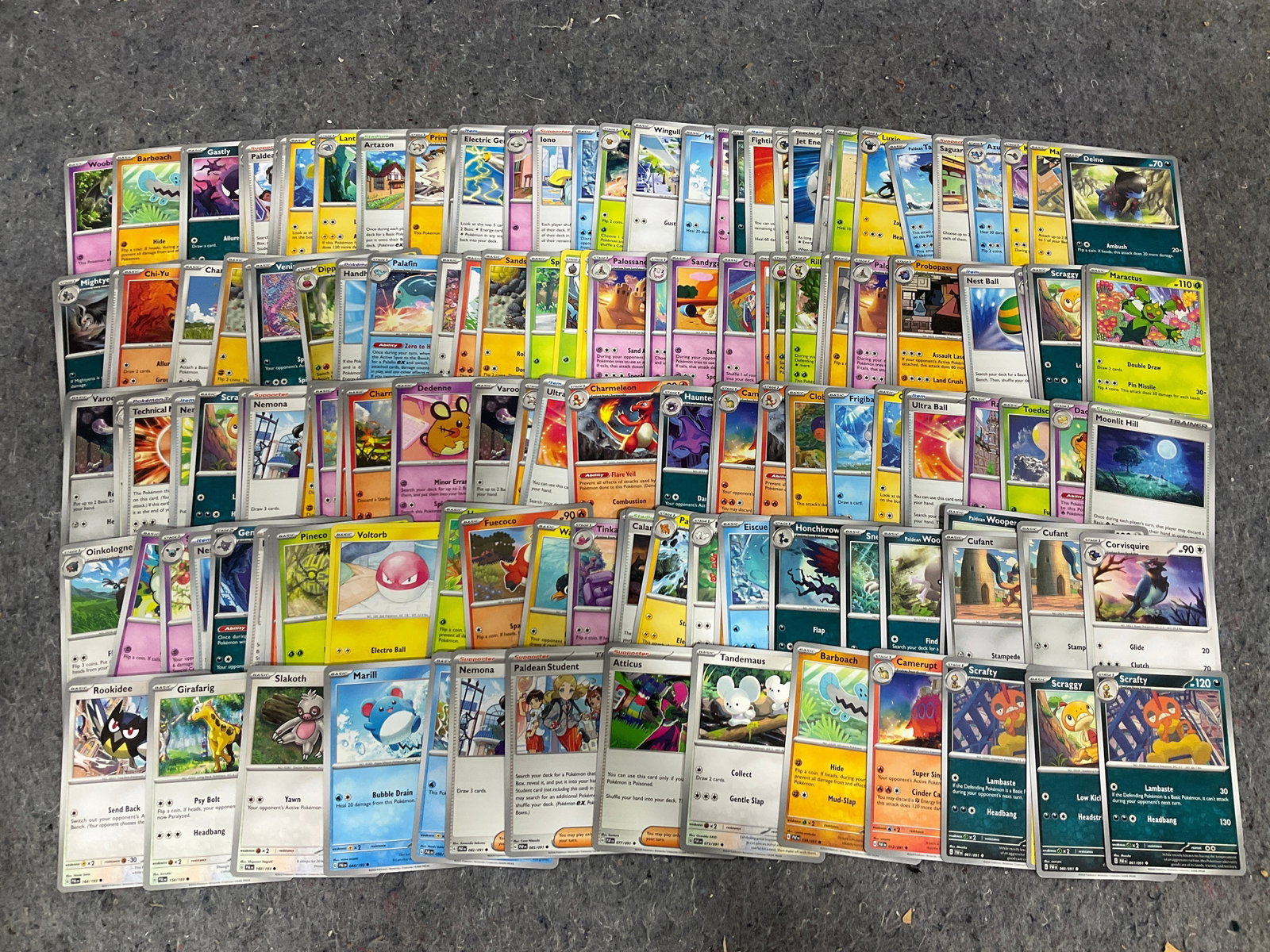 Various Pokemon cards: Various Pokemon cards