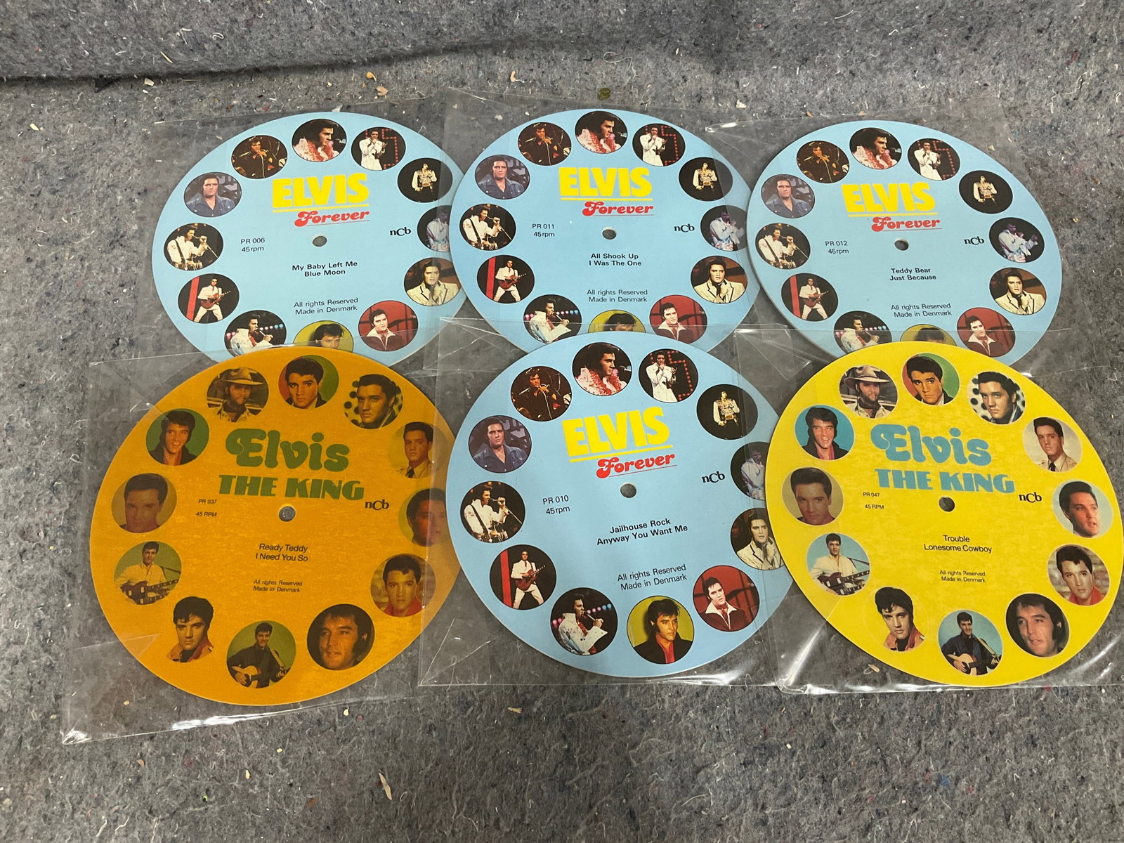 Elvis Presley vintage promo picture discs: Elvis Presley vintage promo picture discs
