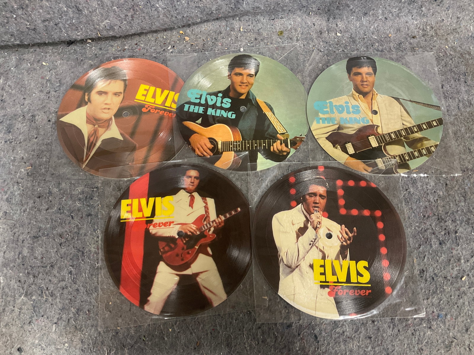 Elvis Presley vintage promo picture discs: Elvis Presley vintage promo picture discs