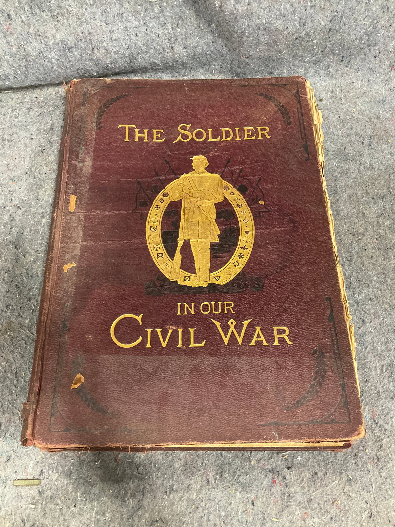 The Soldier in our Civil War vintage hardcover book (1 of 1)