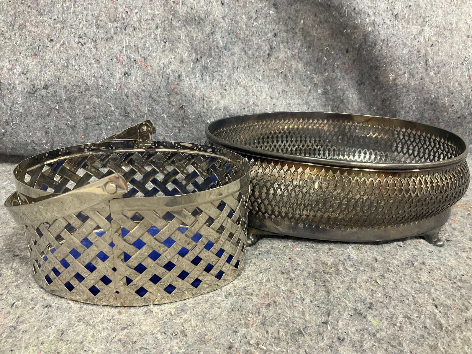 Silver Baskets - Forges Silver Co, etc (Largest - 3inx10inx7in) (1 of 1)