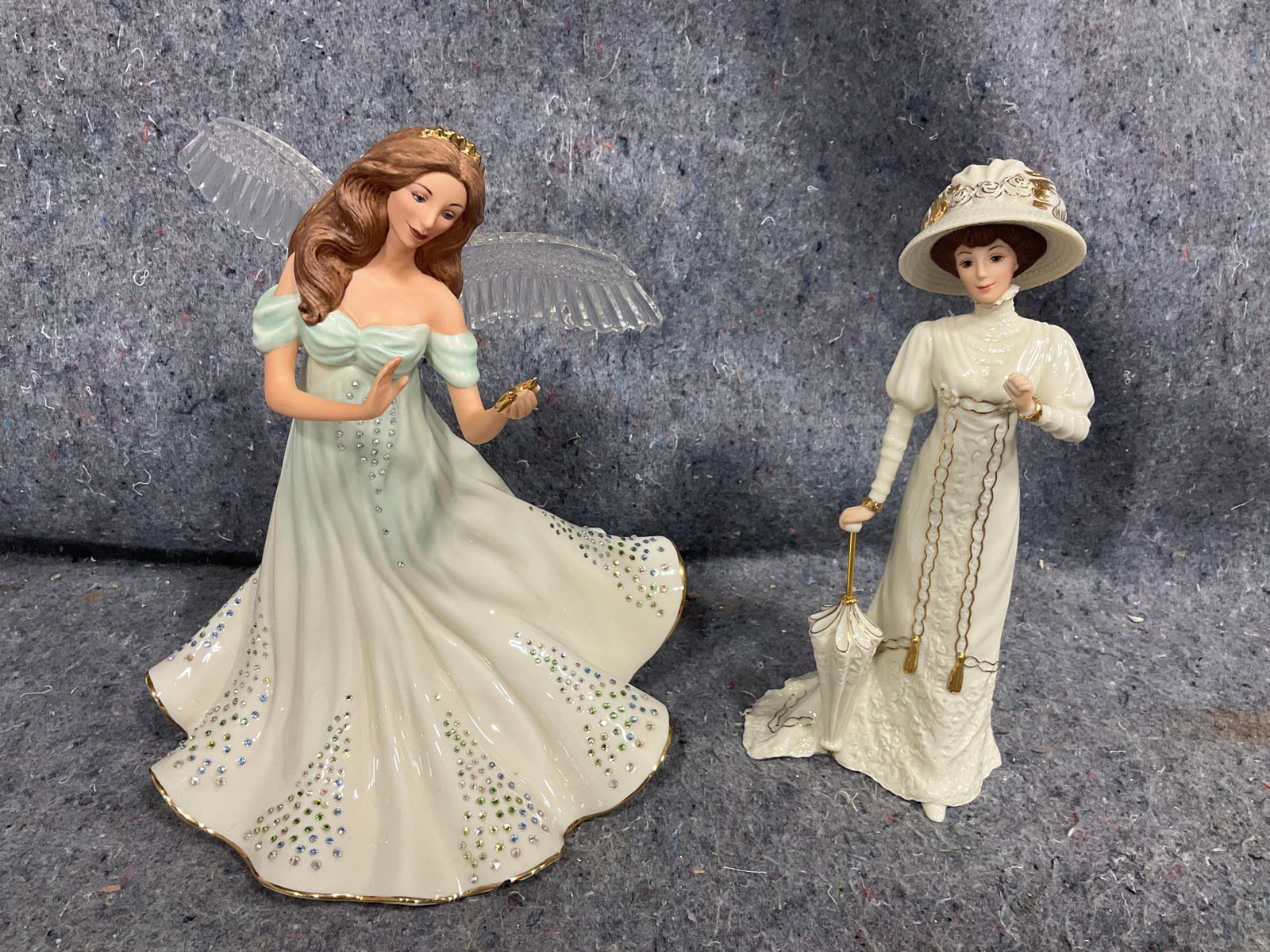 Lenox Ceramic Figures - Light From On High & Afternoon at Ascot (Tallest - 10in) (1 of 1)