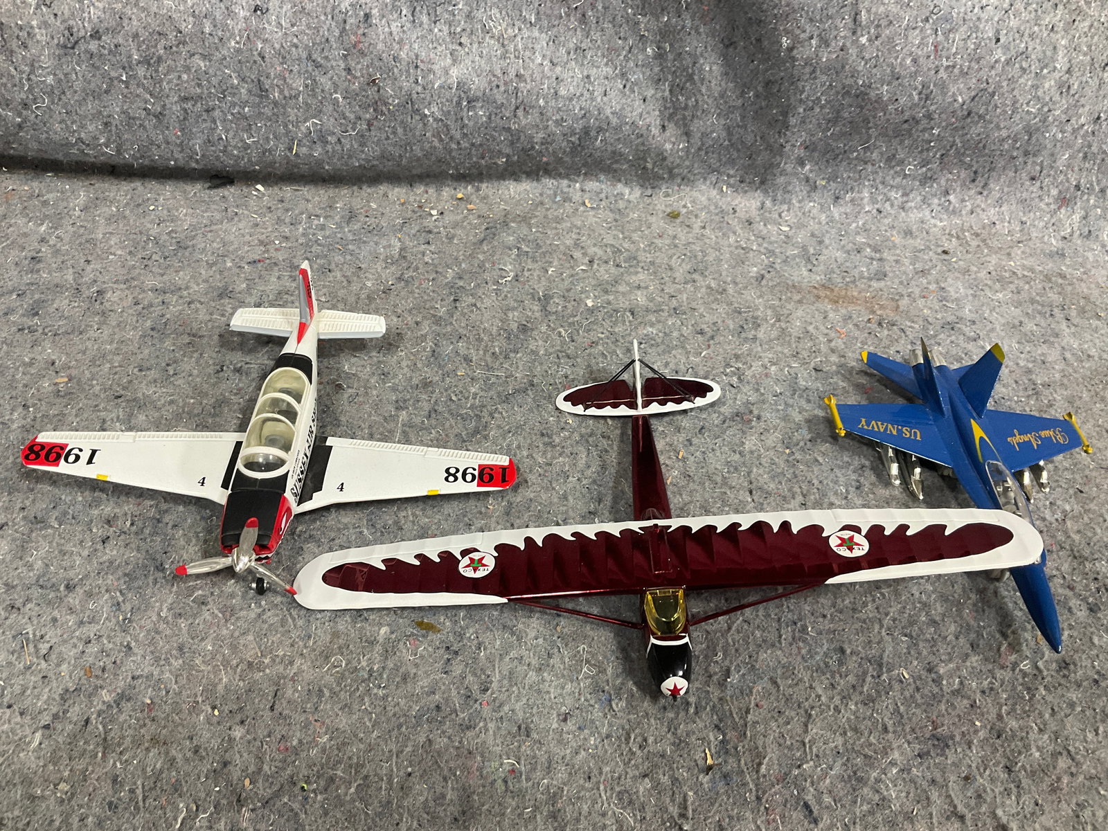 Various Diecast Plane Models - Texaco, and more (largest 7.5inx12in) (1 of 1)