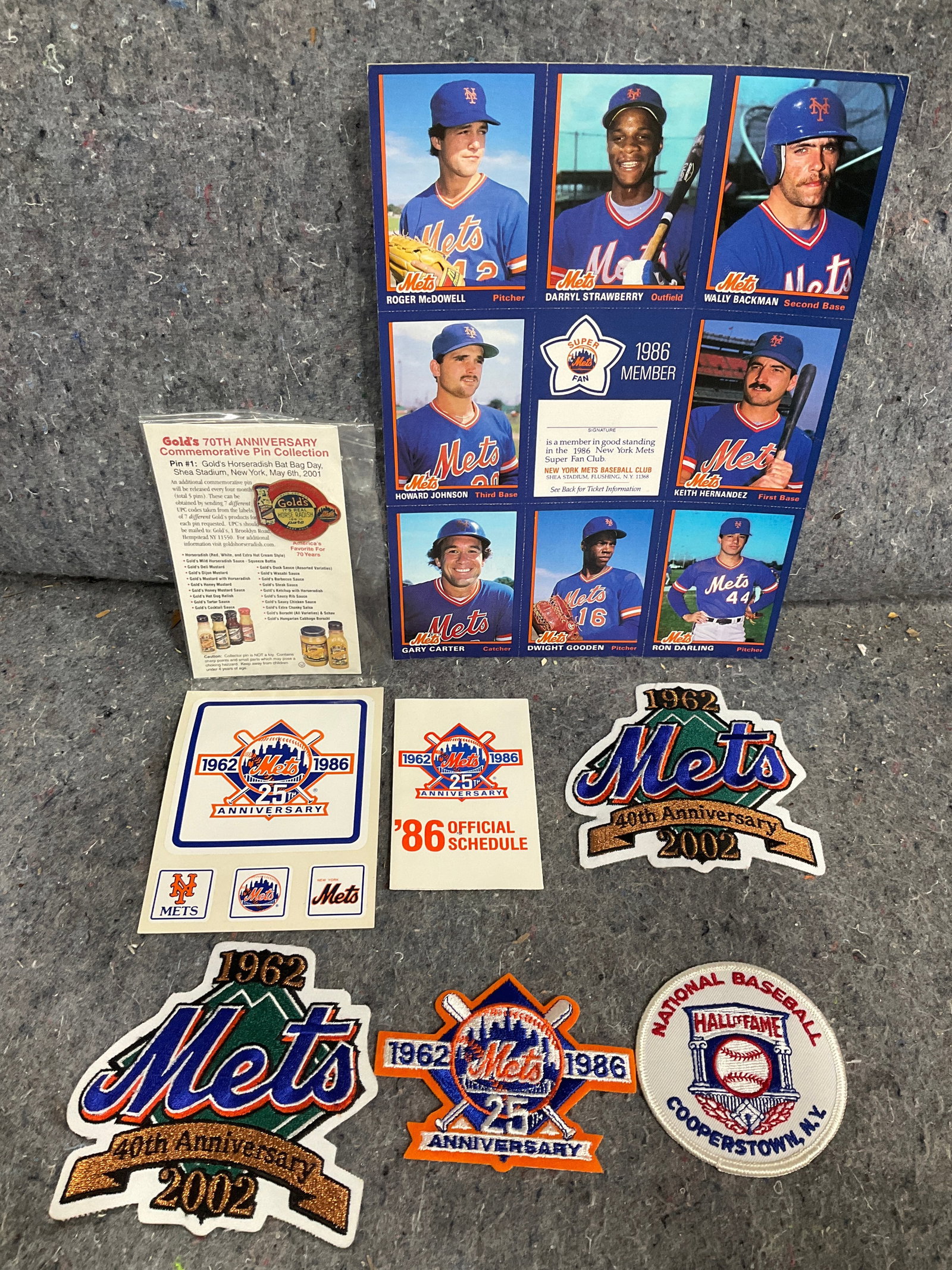 NY Mets Pins, Patches, and more: NY Mets Pins, Patches, and more