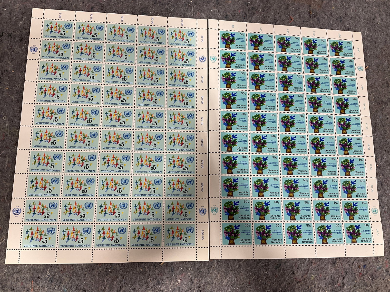 1979 Stamp Sheets: 1979 Stamp Sheets