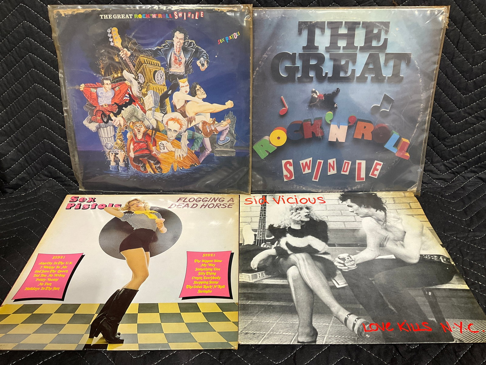 Vintage rock records(Sid Vicious, Sex Pistols, and more): Vintage rock records(Sid Vicious, Sex Pistols, and more)