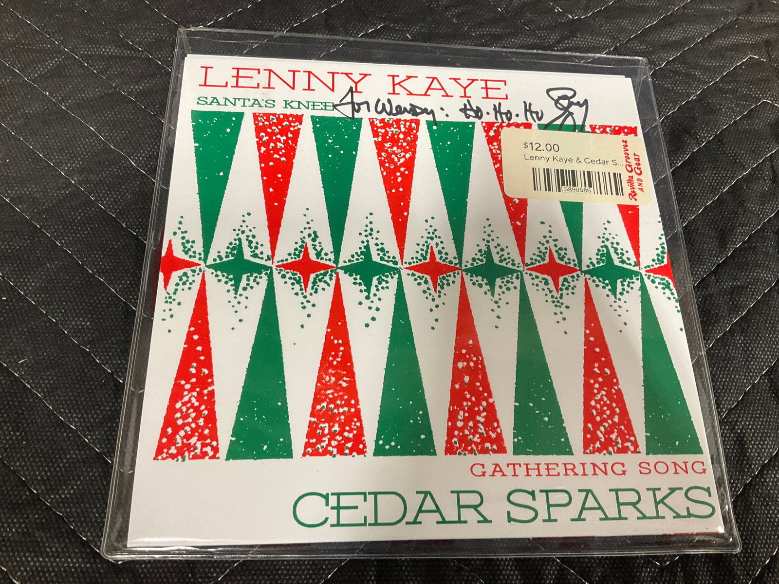 Lenny Kaye vintage 45*signed* (1 of 1)