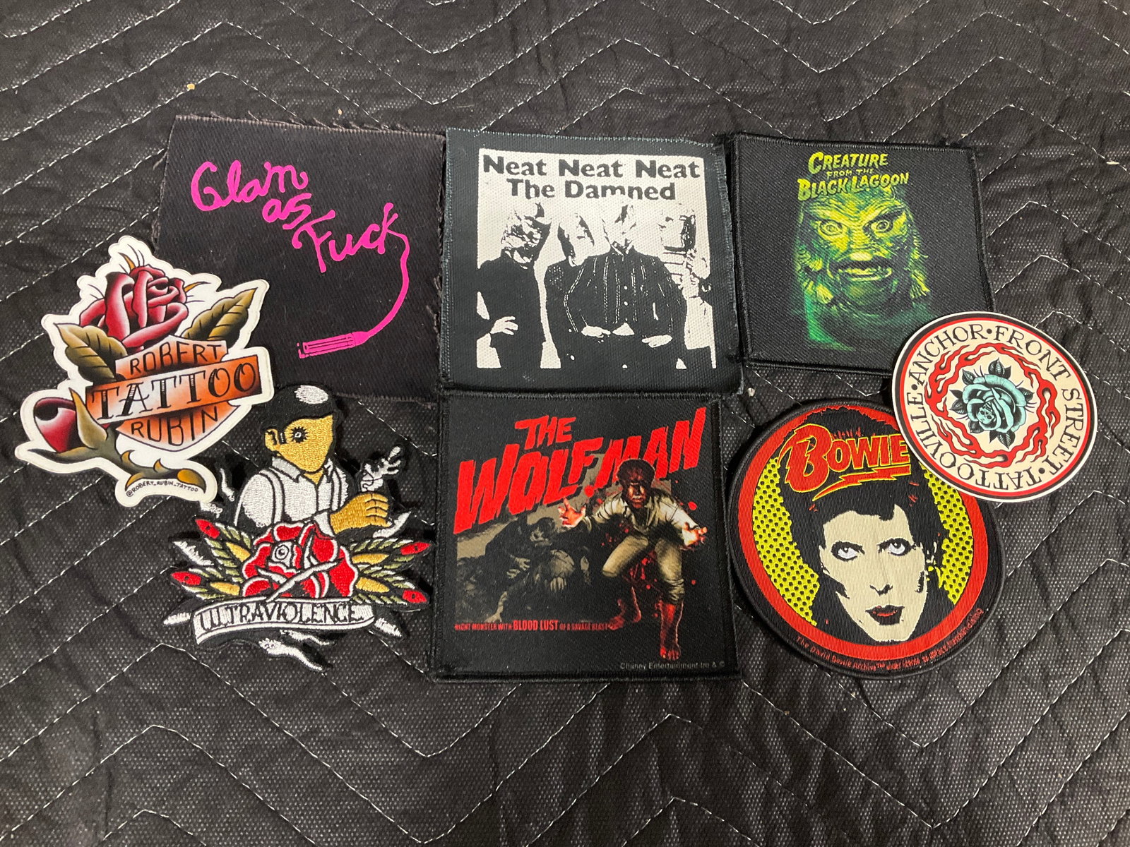 Vintage rock iron on badges/stickers (1 of 1)