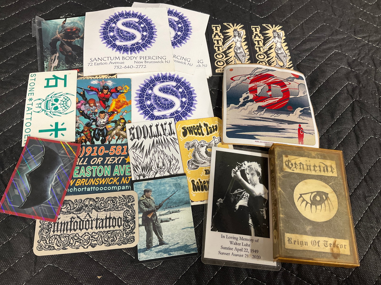 Various stickers, business cards, and more (1 of 1)