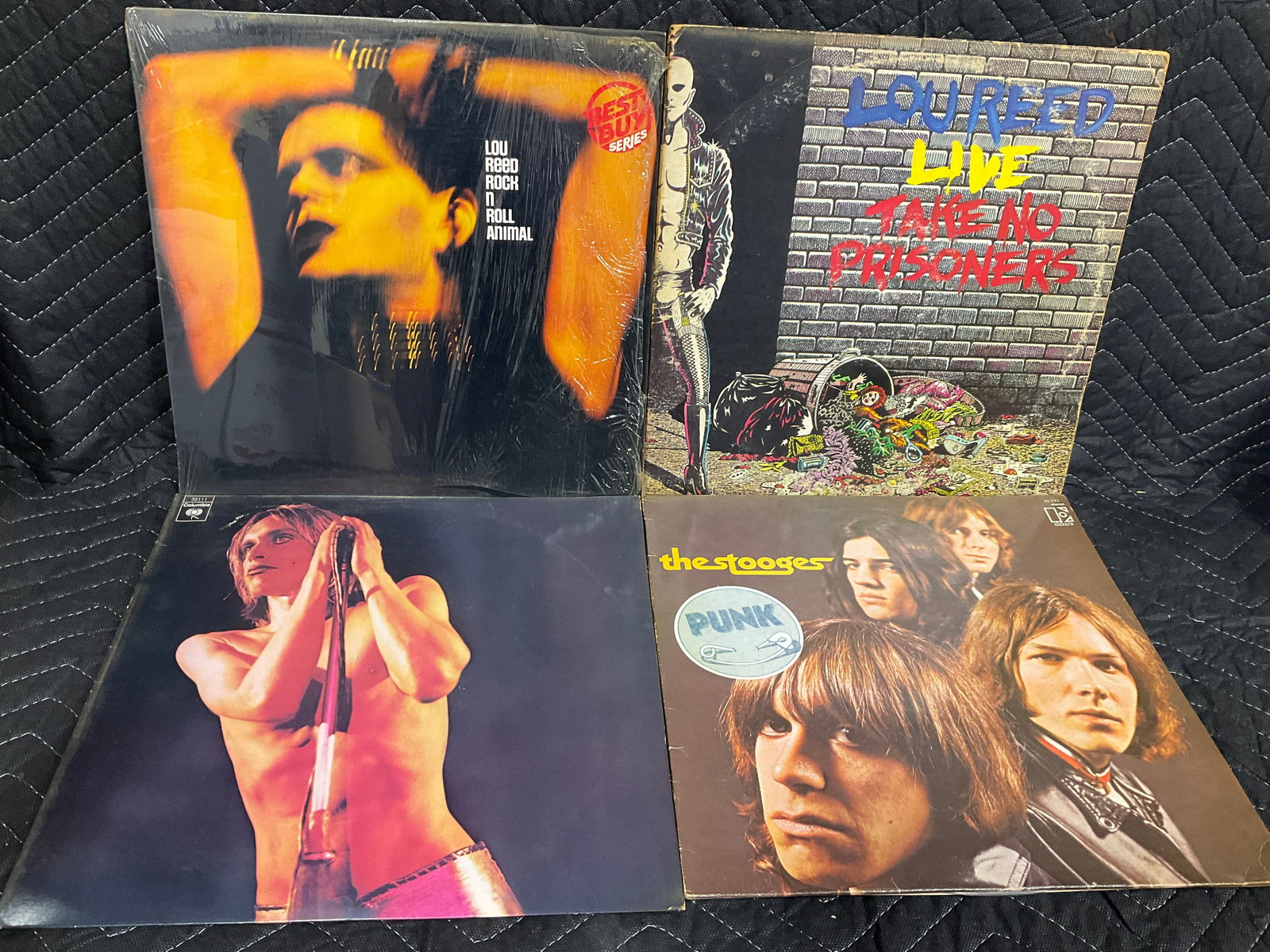 Vintage rock records(The Stooges, Lou Reed) (1 of 1)