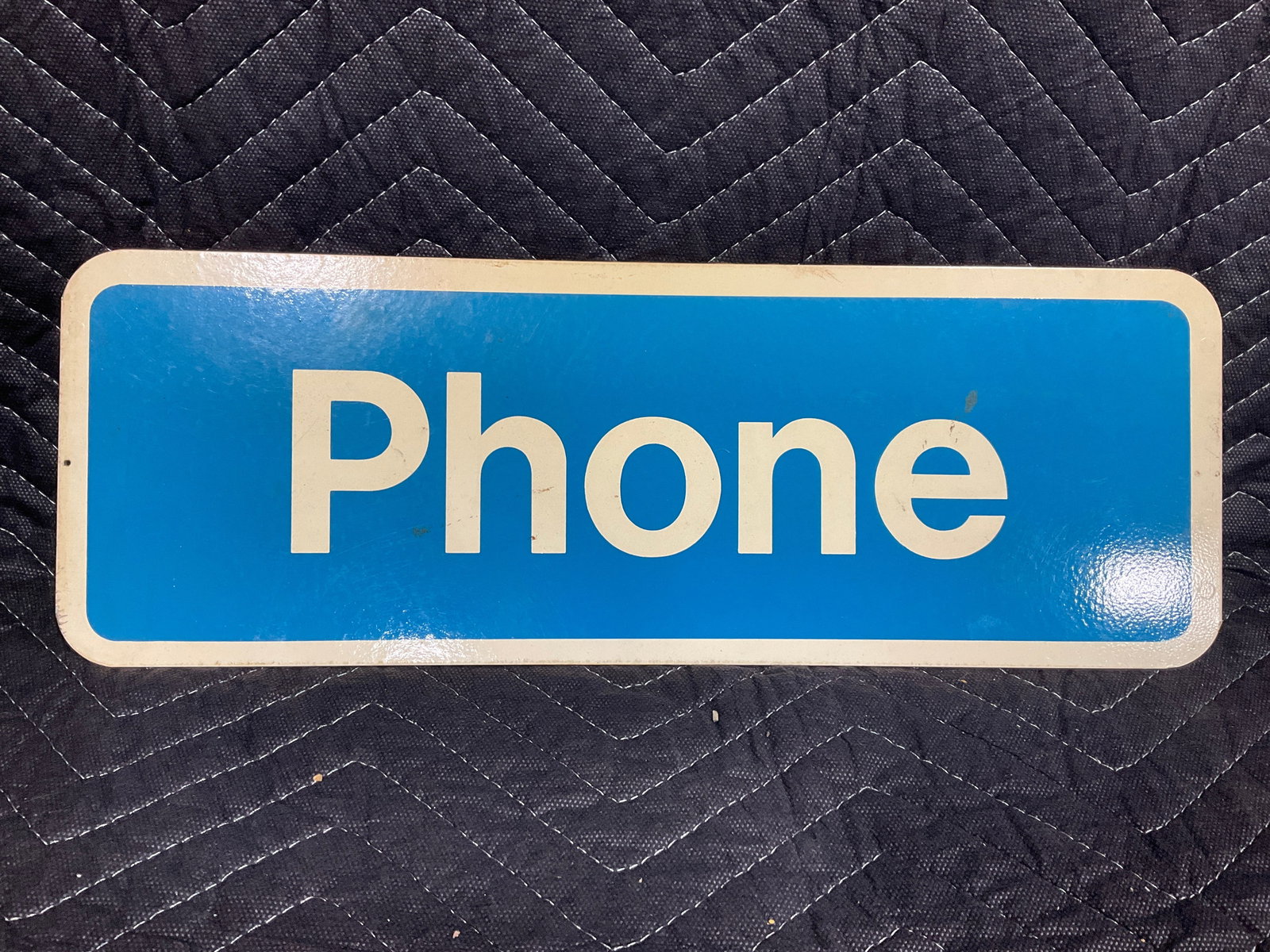 Metal phone sign(5.75inx16.5in) (1 of 1)
