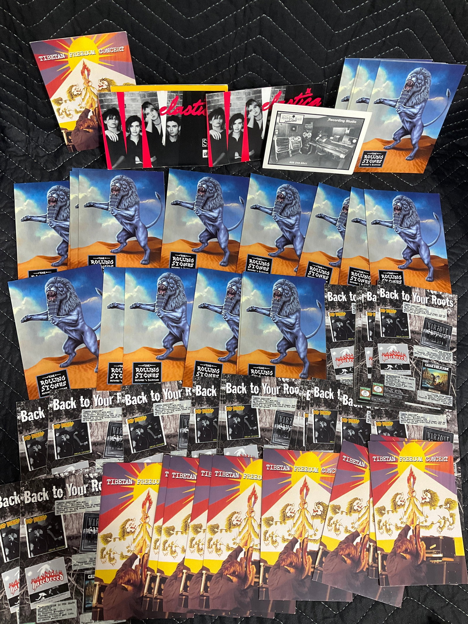 Various rock bands promotional postcards (1 of 1)