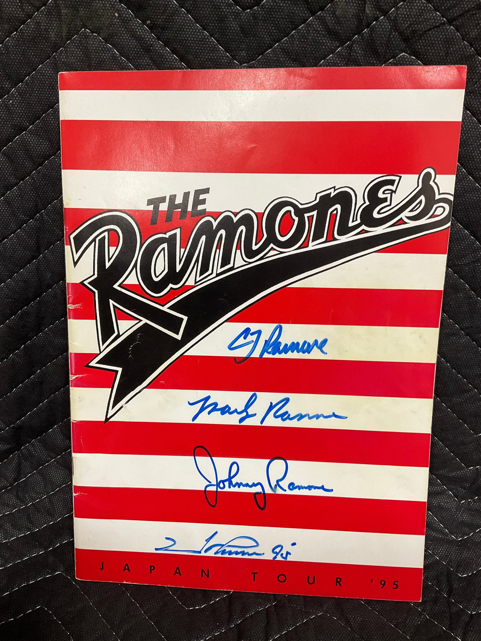 The Ramones 1995 tour of japan pamphlet*signed* (1 of 1)