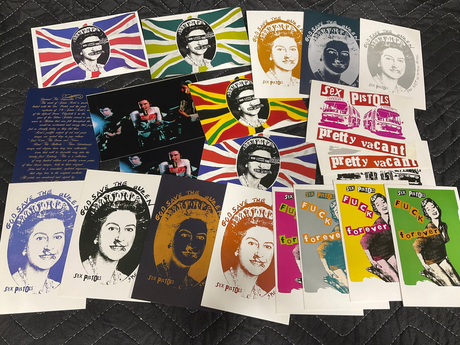 Vintage Sex Pistols promotional postcards (1 of 1)