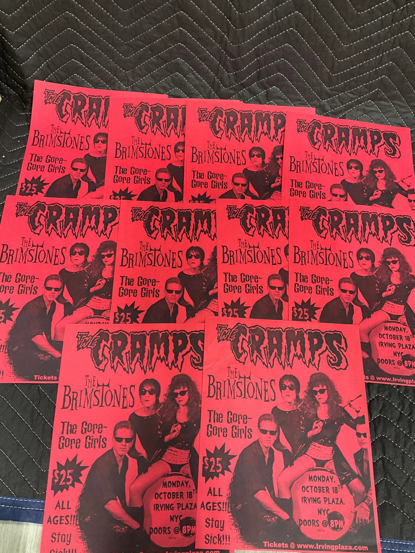 Vintage Cramps flyers/advertising (1 of 1)